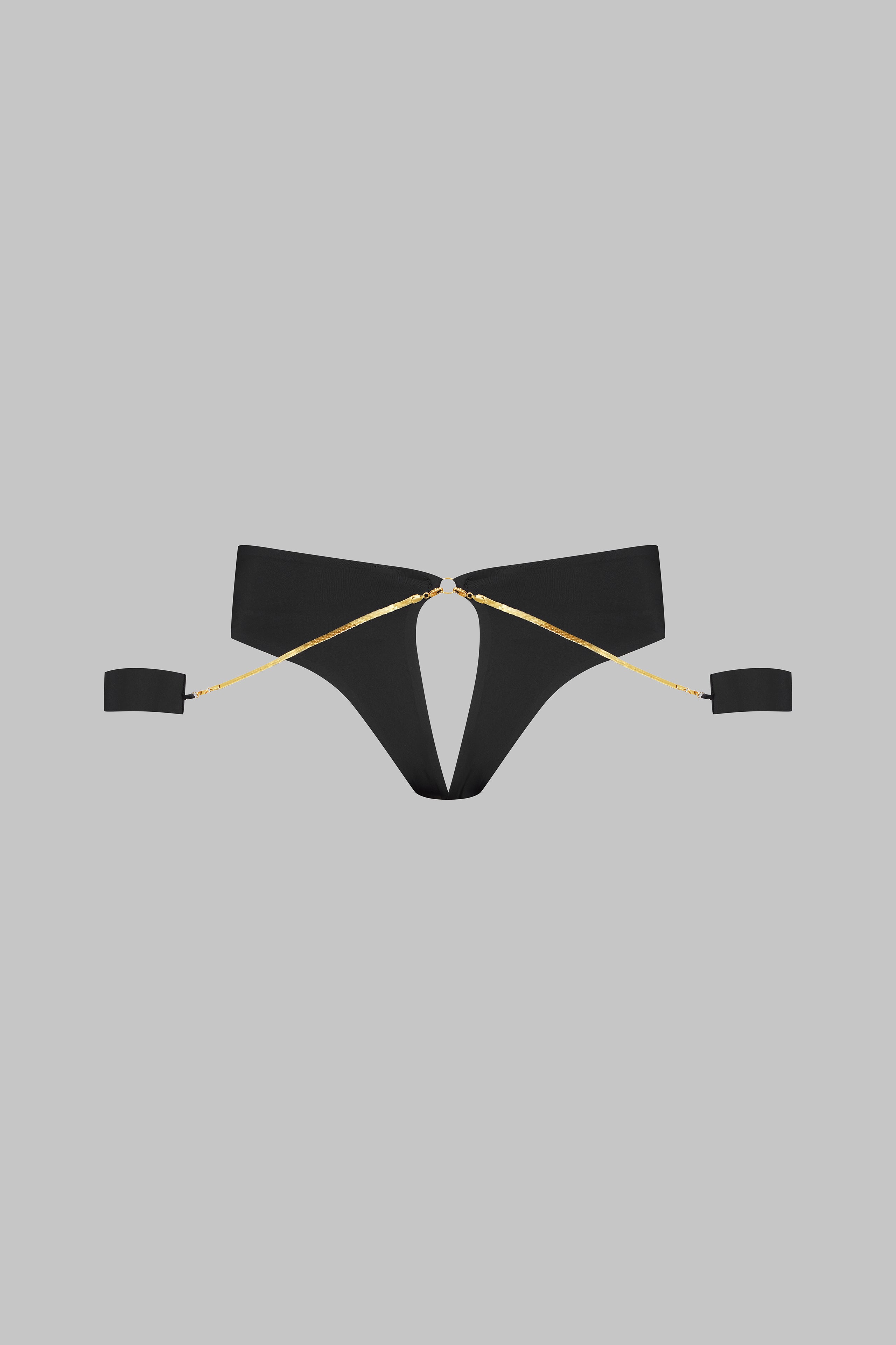 Open Tanga with Handcuffs and Jewelry - Tapage Nocturne
