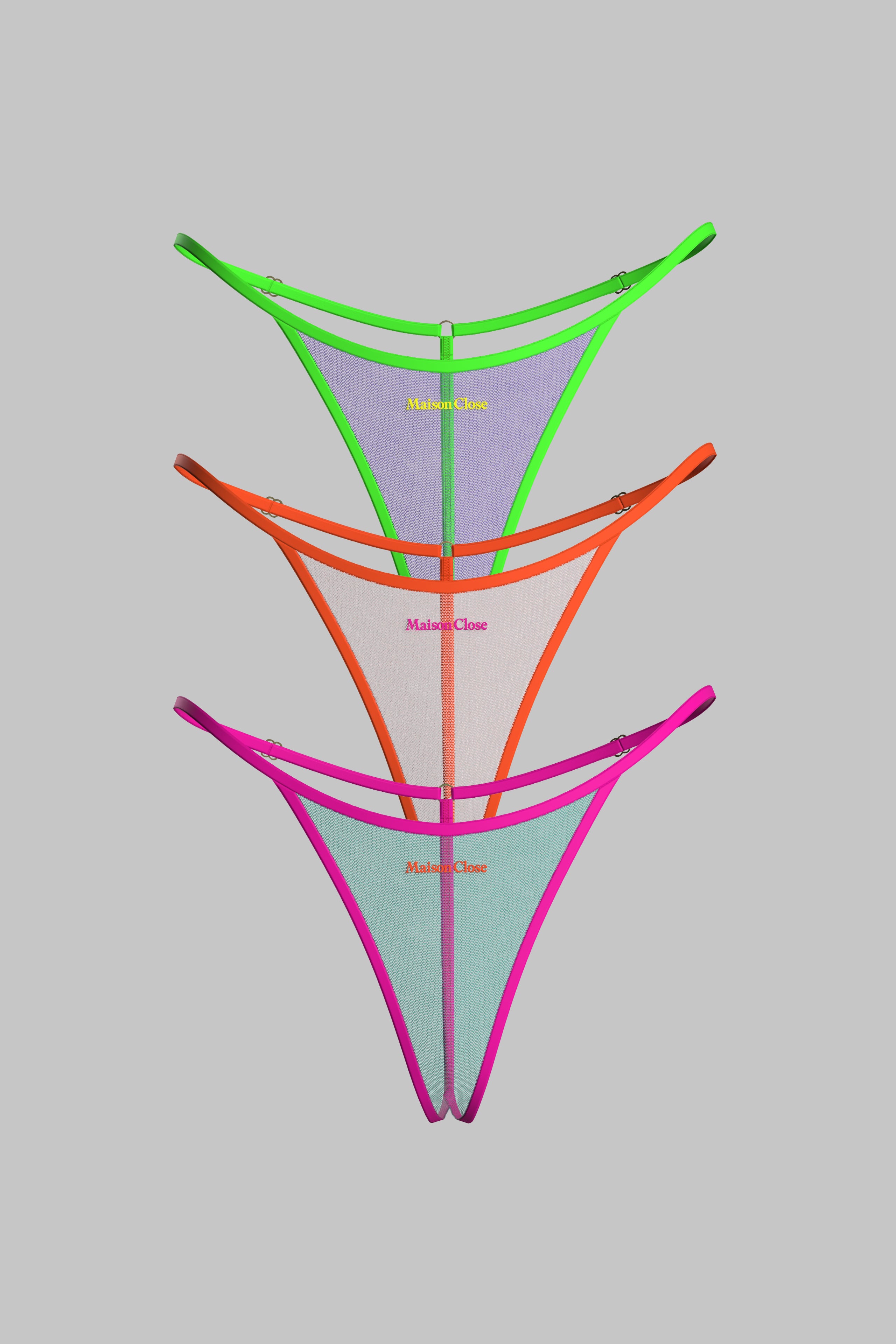 Set of 3 Micro Thongs - Panorama