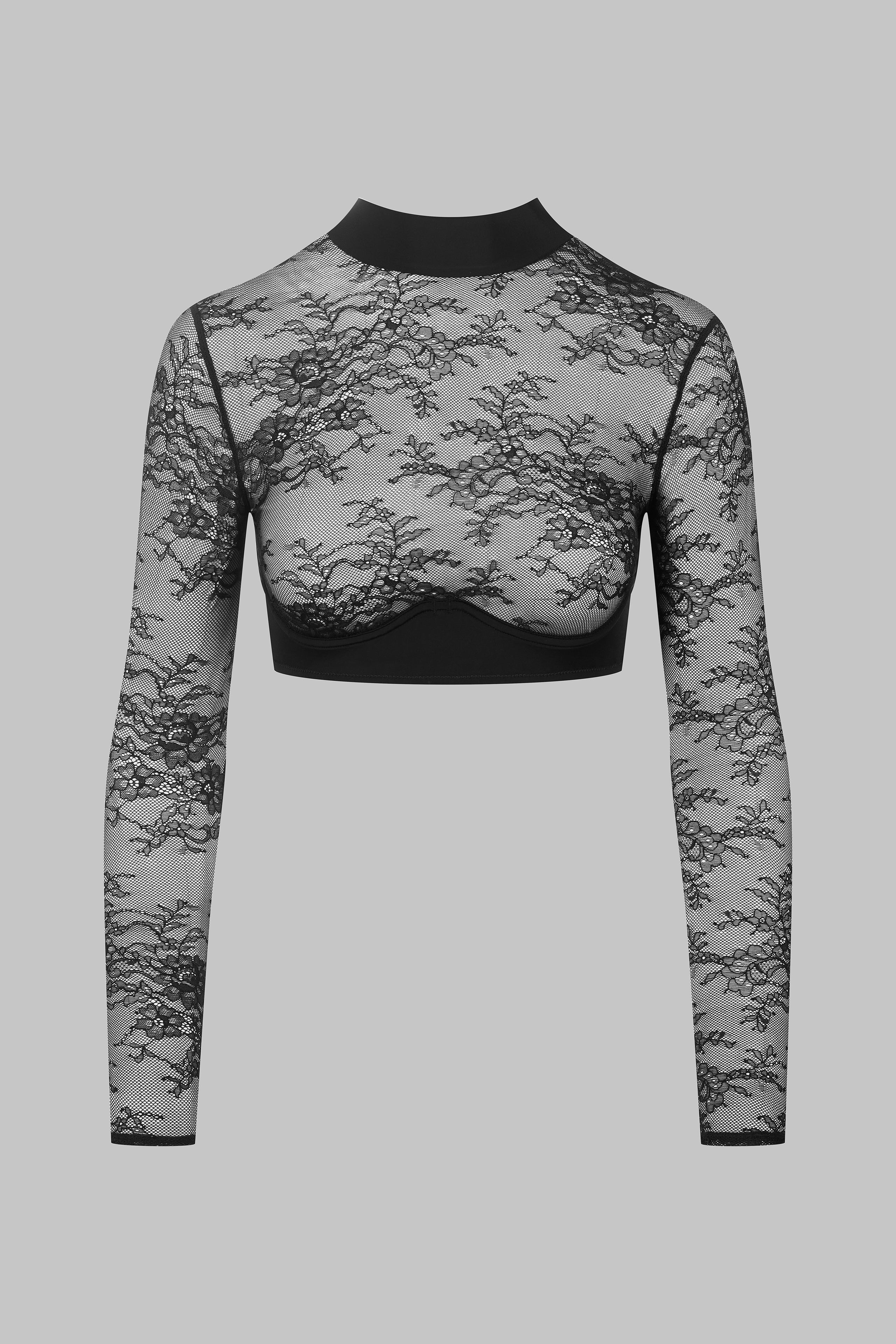 Lace bustier top