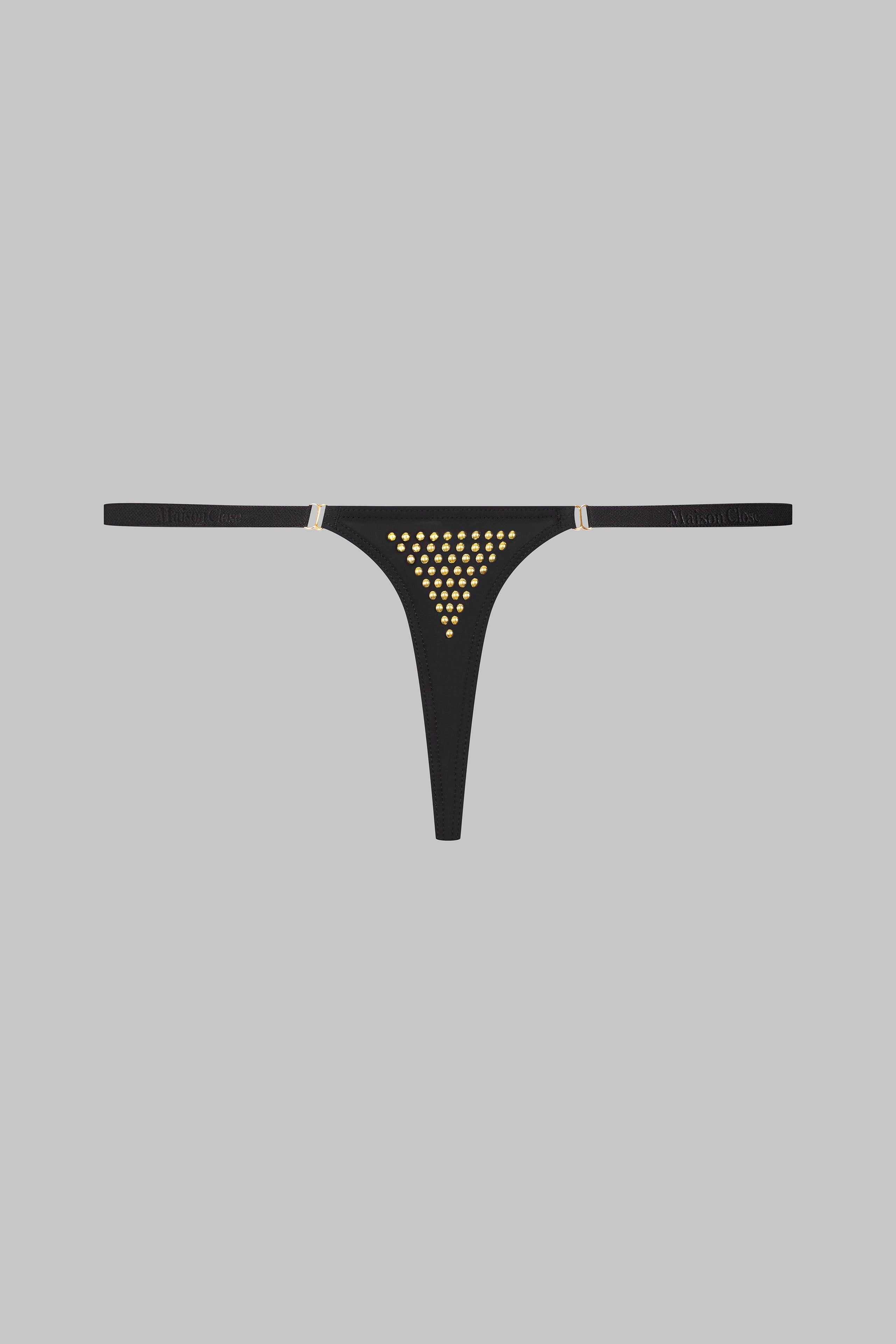 Studded mini thong