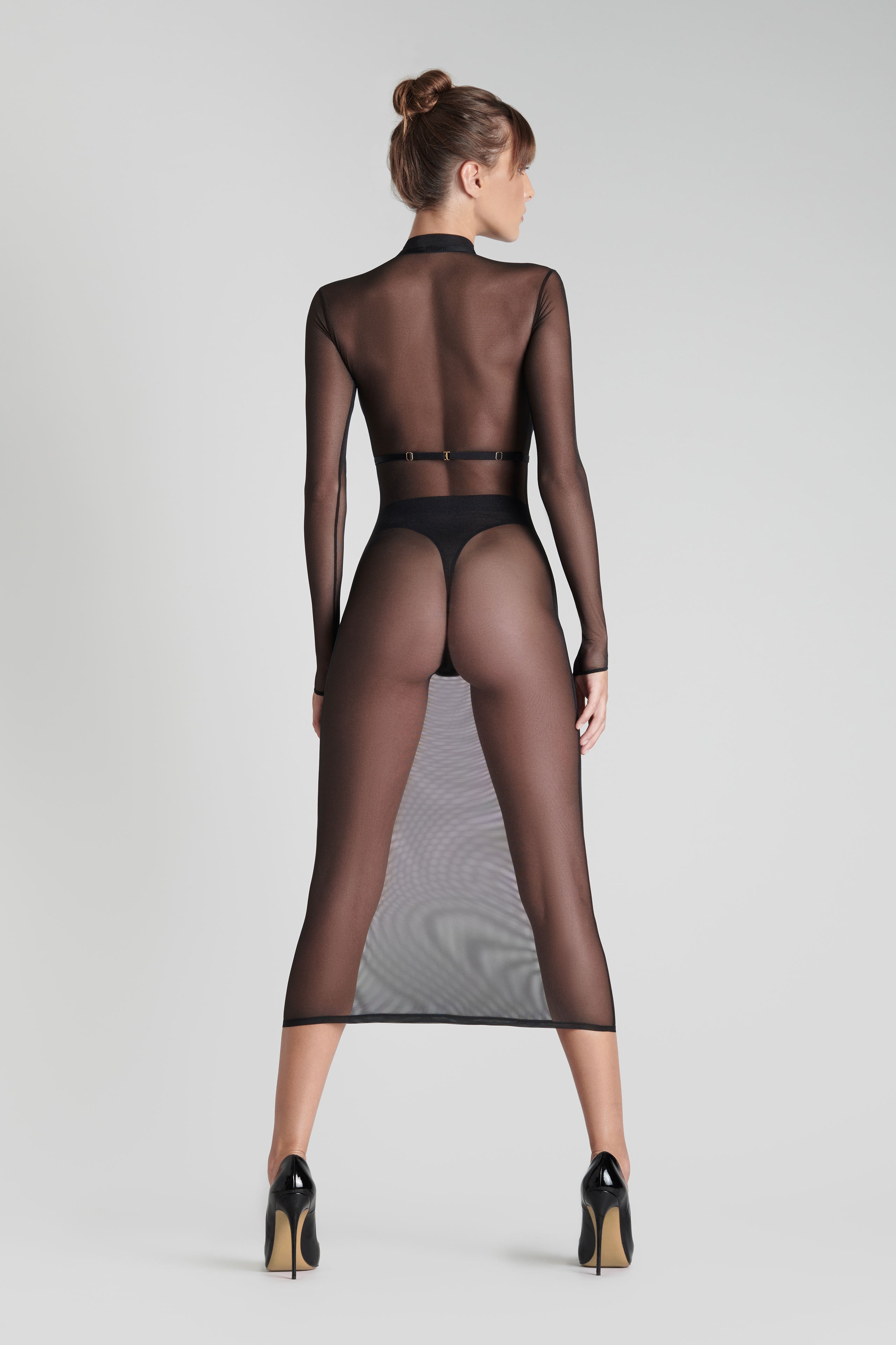 Midi dress with harness - Corps à Corps