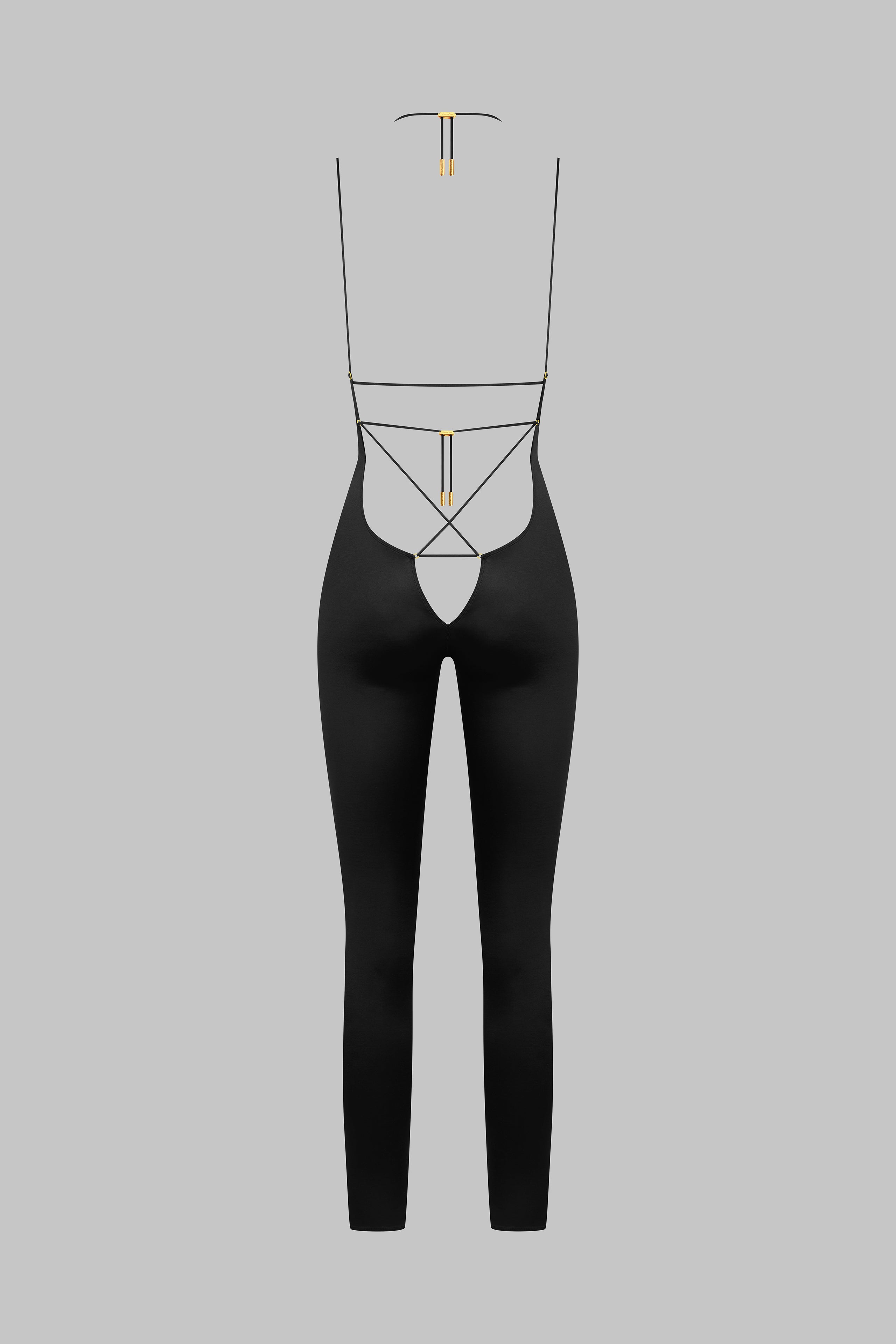 Open back strappy jumpsuit - French Kiss