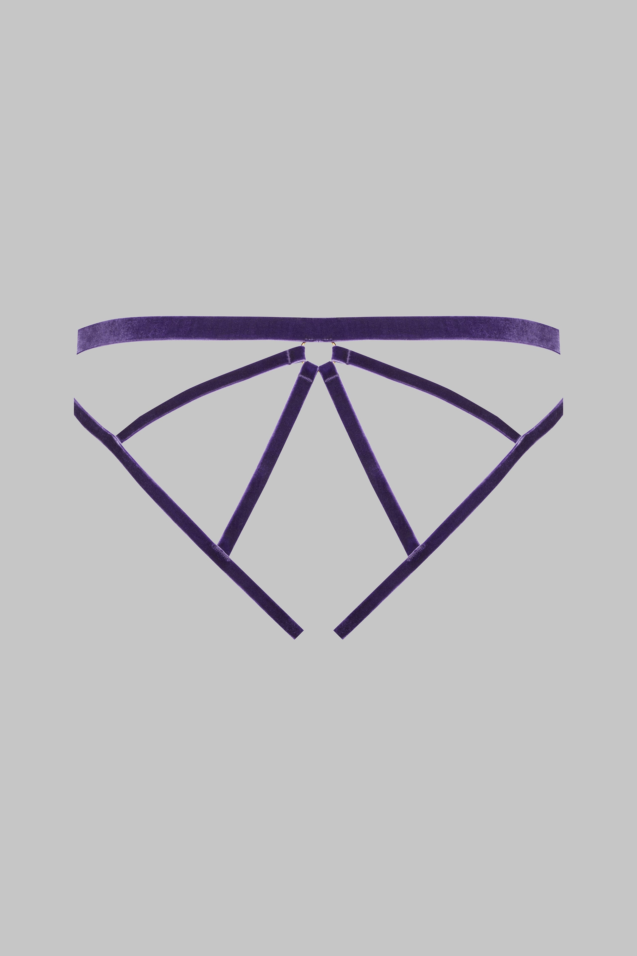 Open panty - Velvet set