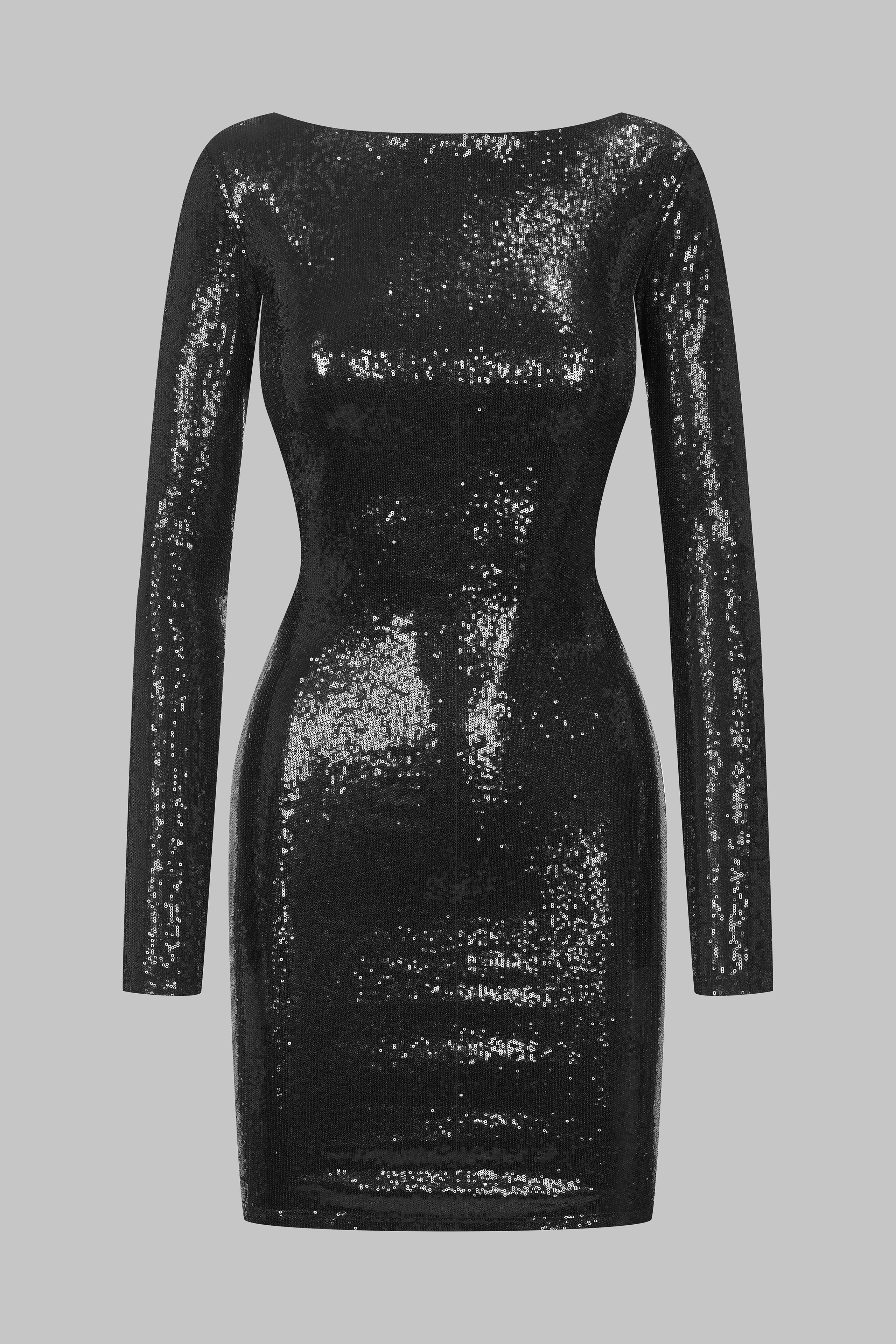 Sequins open back short dress - 24 Secret Days
