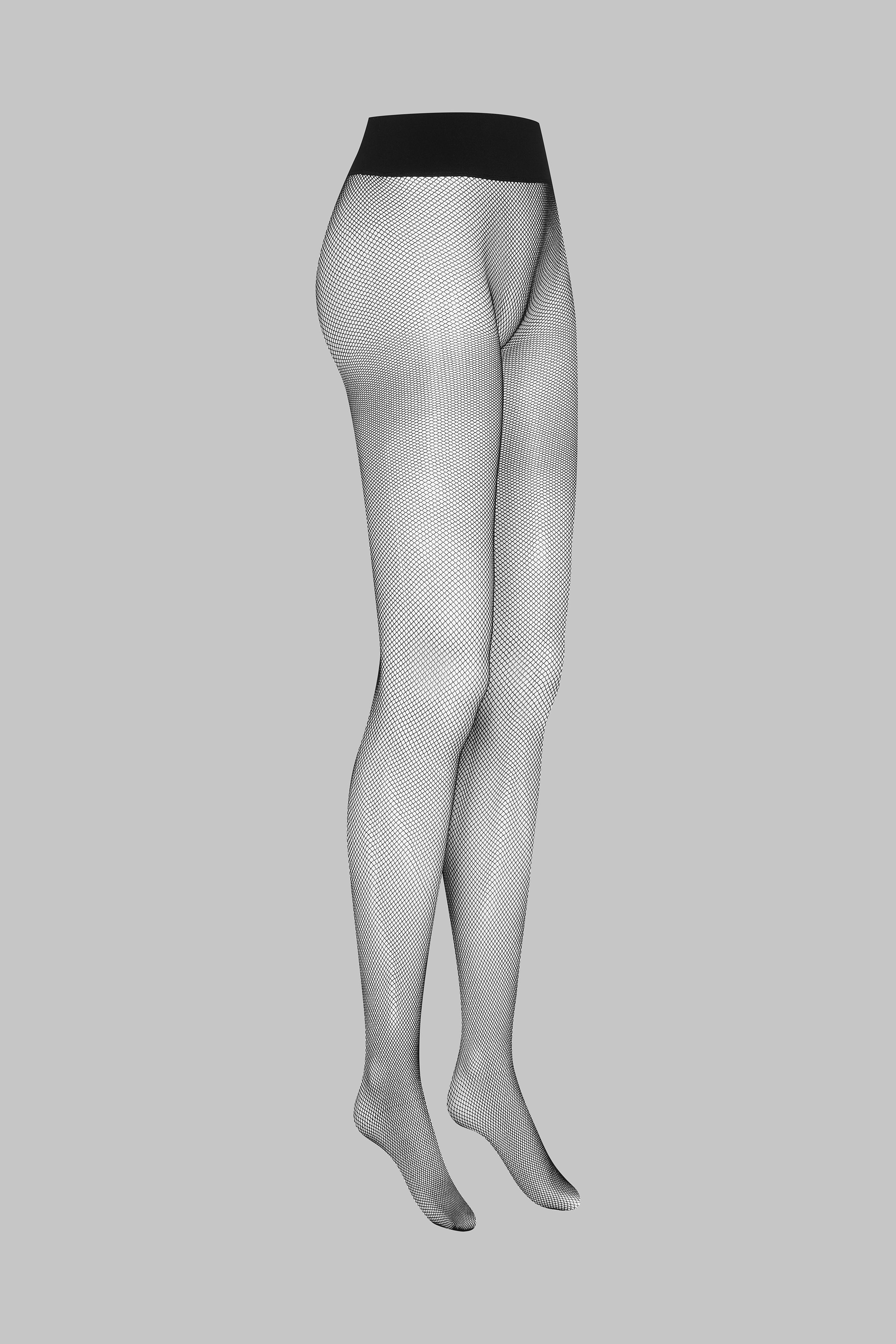 Tights Seamless Fishnet - Black - LEGWEAR