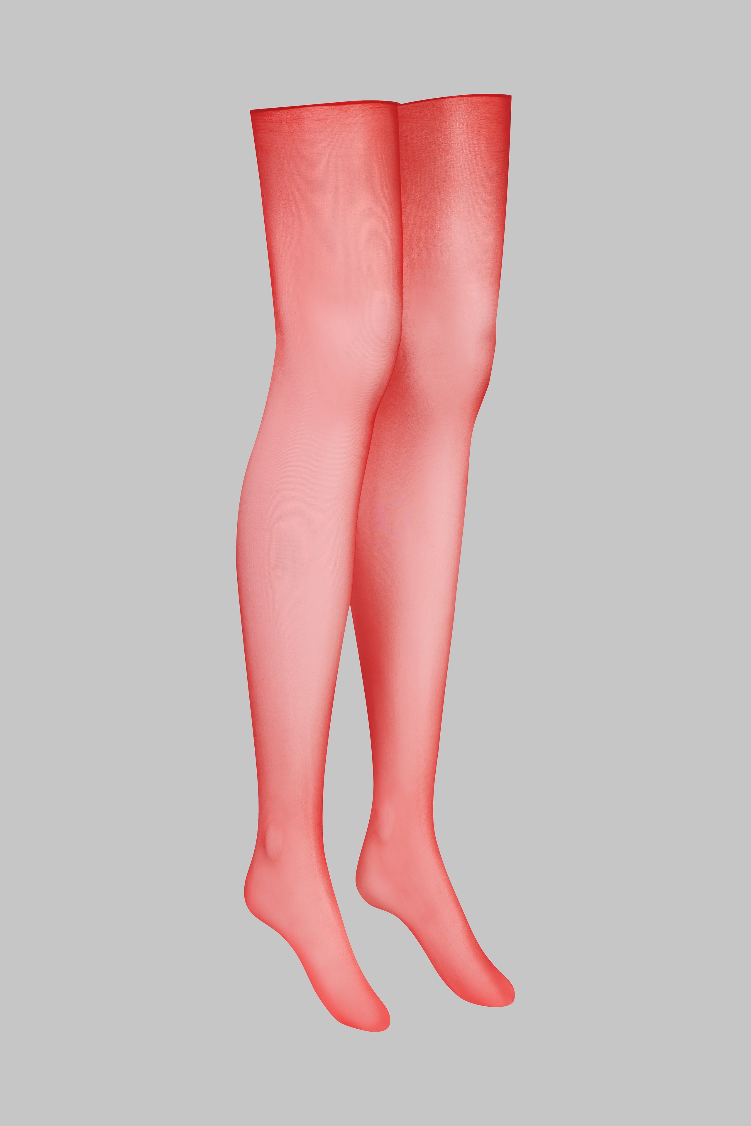 Glossy cut and curl stockings - 10D - LEGWEAR
