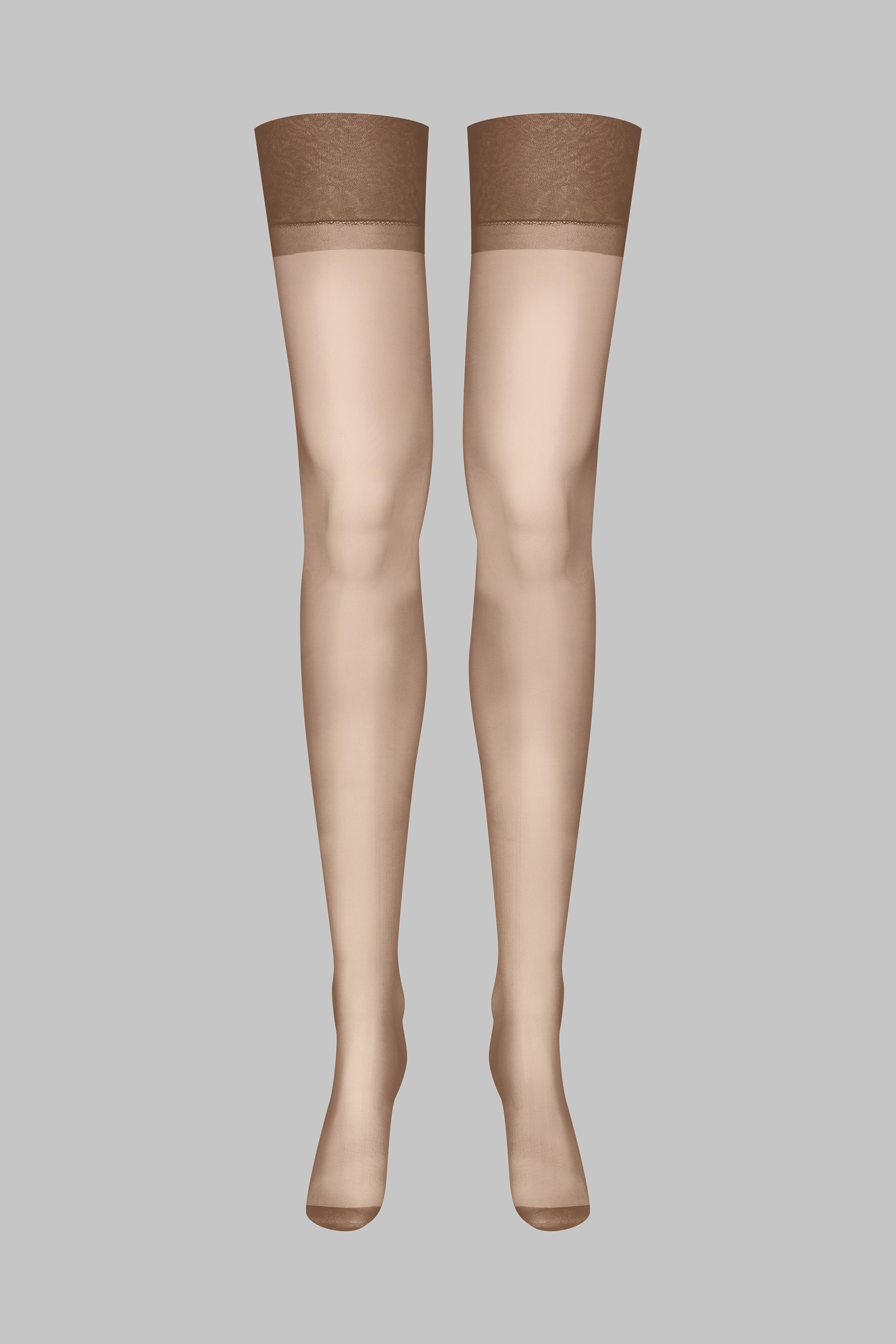 Nylon stockings - 15D - Brown - LEGWEAR