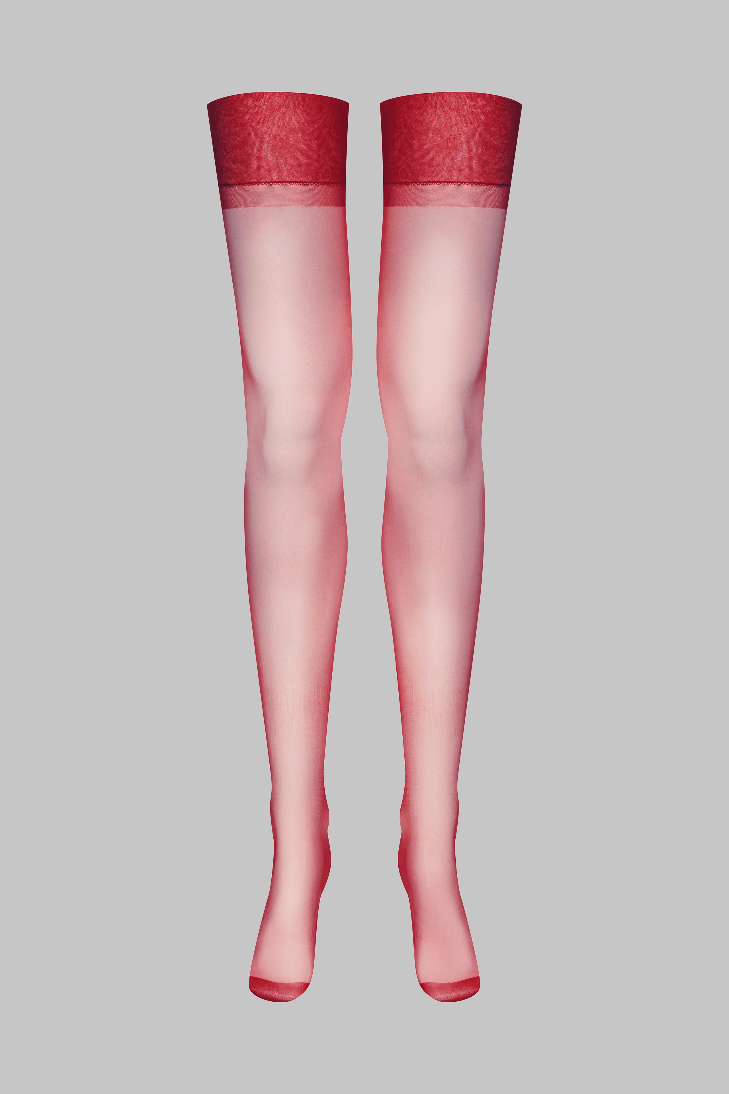Nylon stockings 15D - Burgundy - LEGWEAR