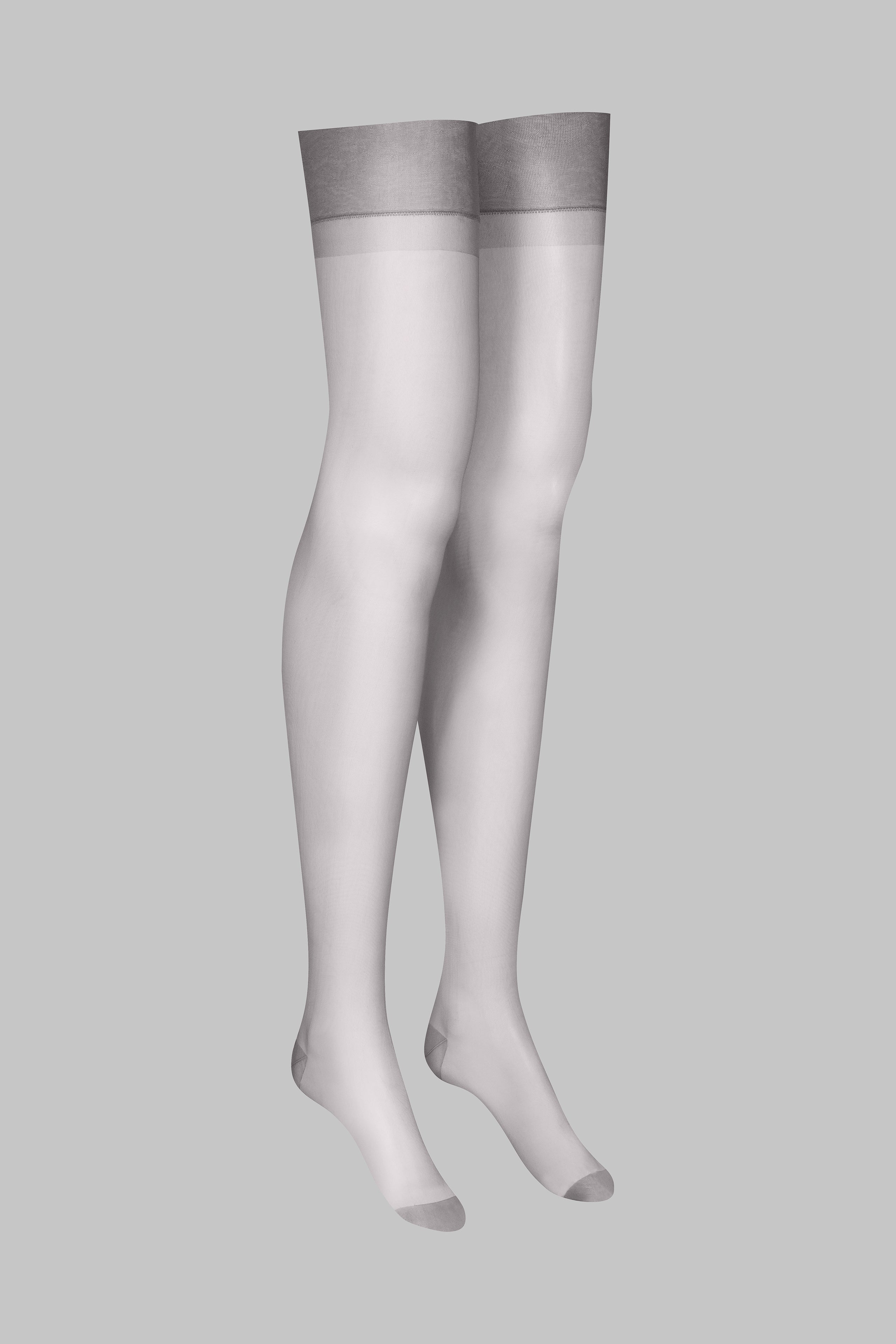 Nylon stockings - 15D - Gray - LEGWEAR