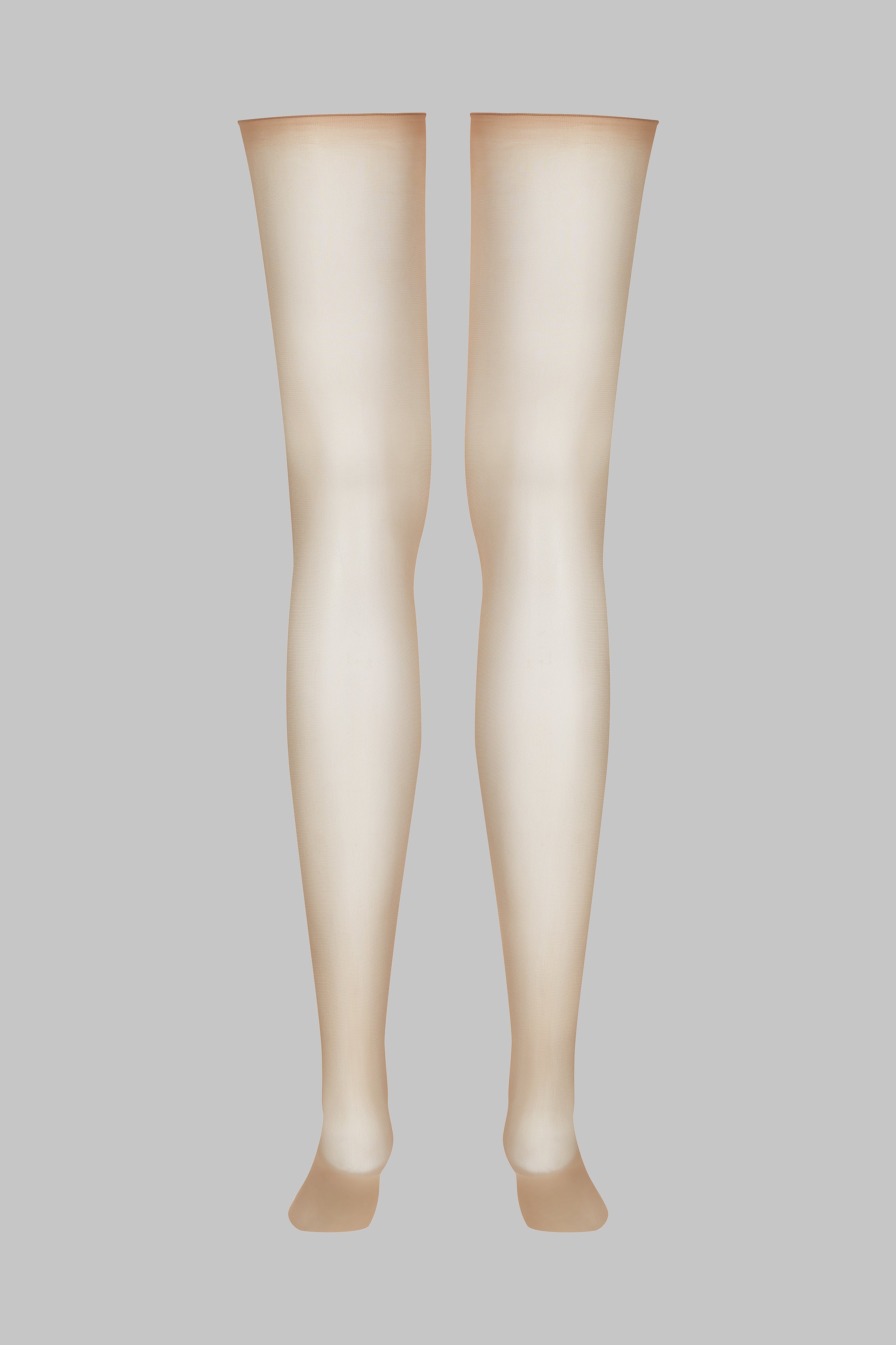 Cut and curled sheer stockings - 20D - LEGWEAR