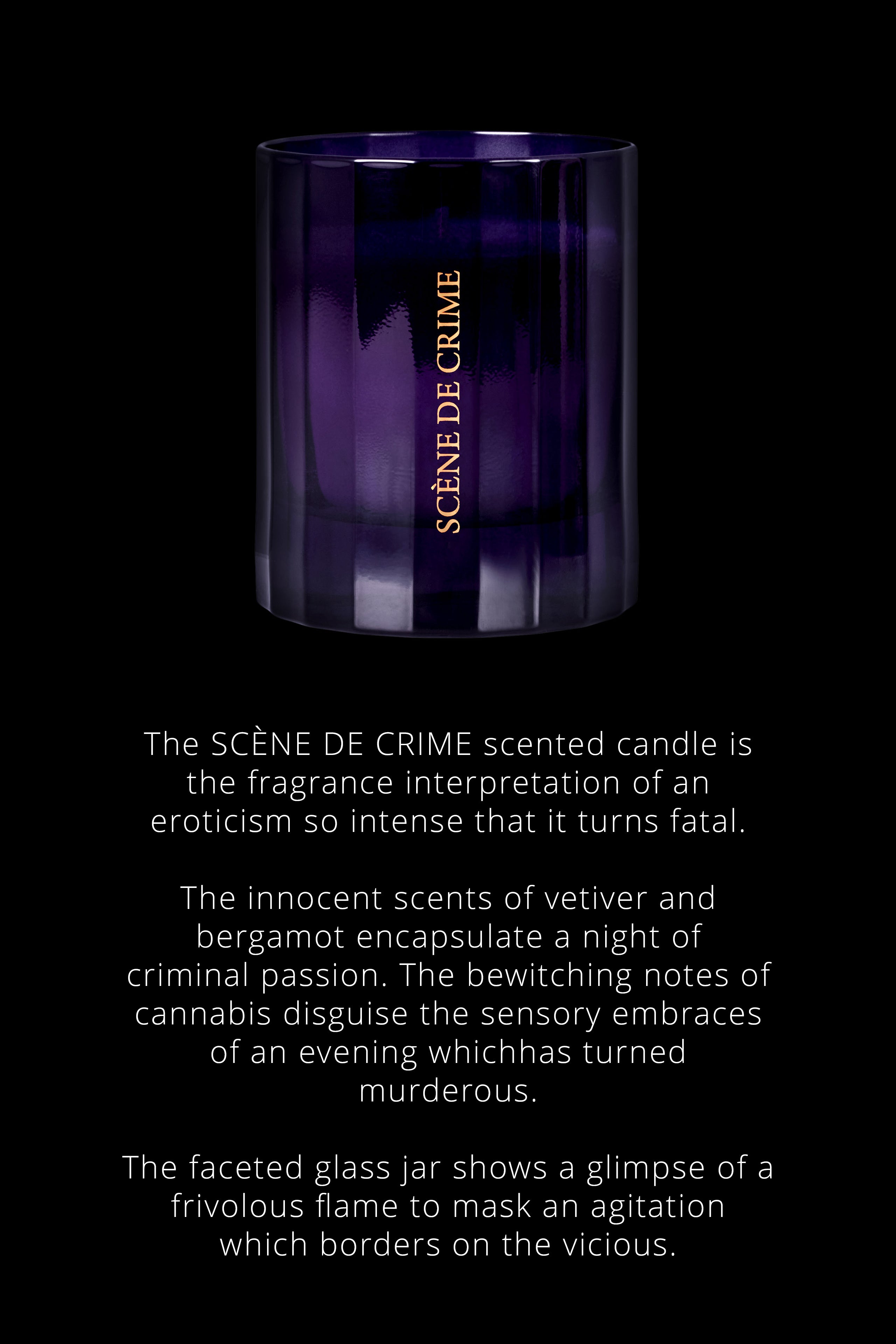 Scented Candle Metallic notes - Scène de Crime