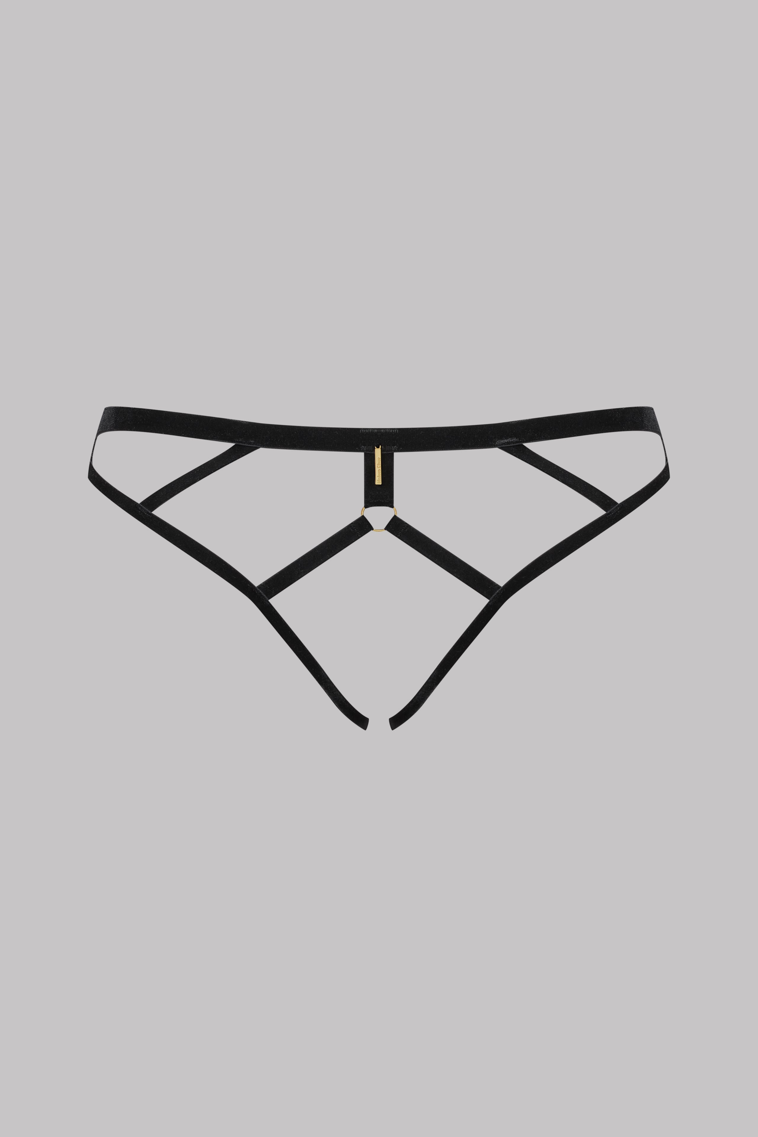 Open Panty - Velvet set