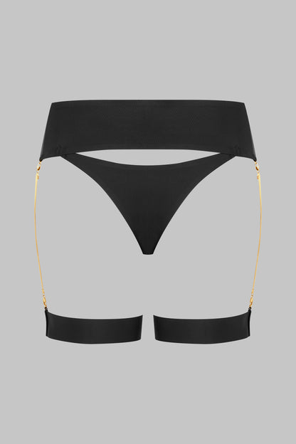 Tanga with Garters and Jewelry - Tapage Nocturne