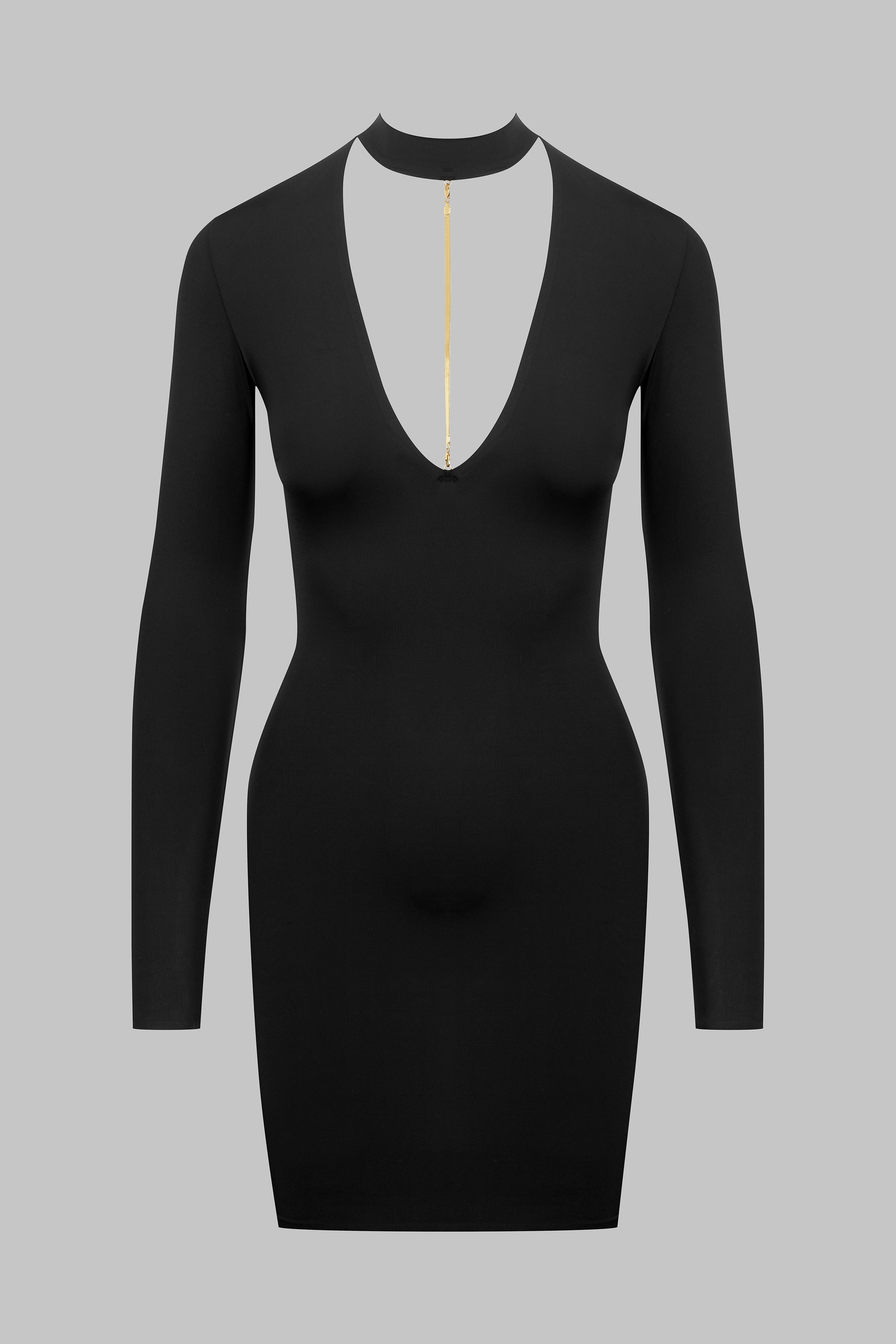 Backless Dress with Jewelry - Tapage Nocturne