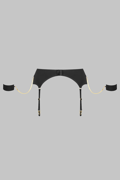 Garter Belt with Handcuffs and Jewelry - Tapage Nocturne