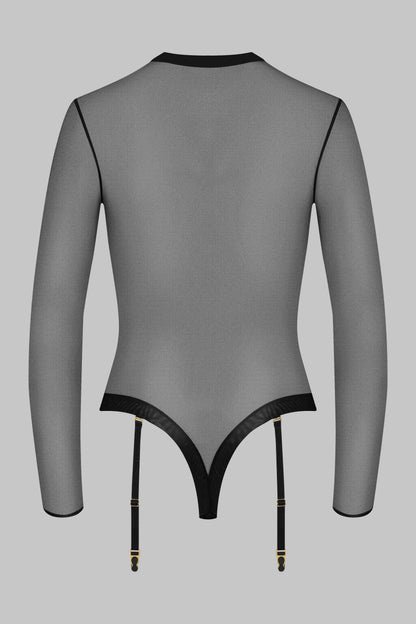 Thong body with suspenders - Corps à Corps