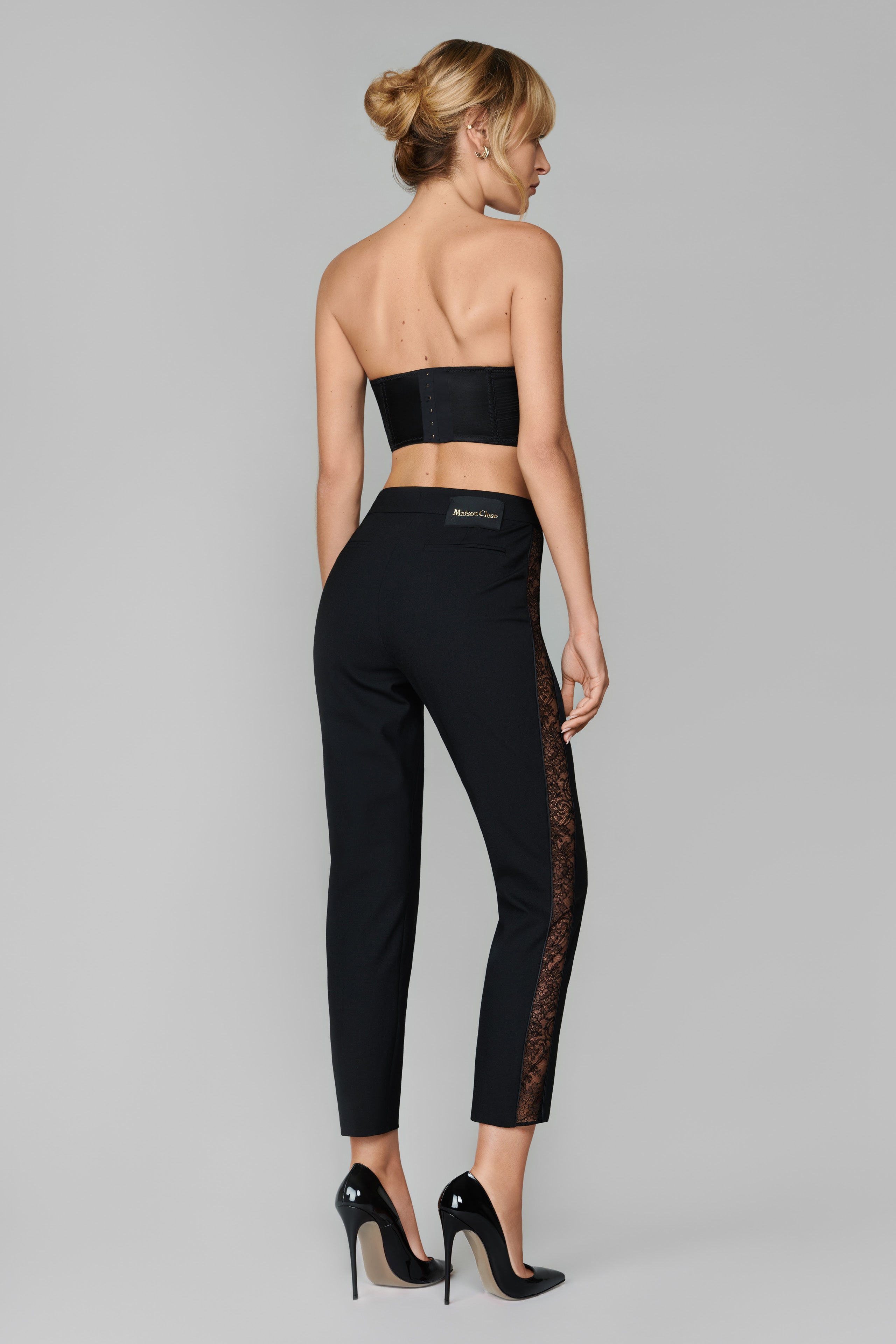 002 - Wool tuxedo pants