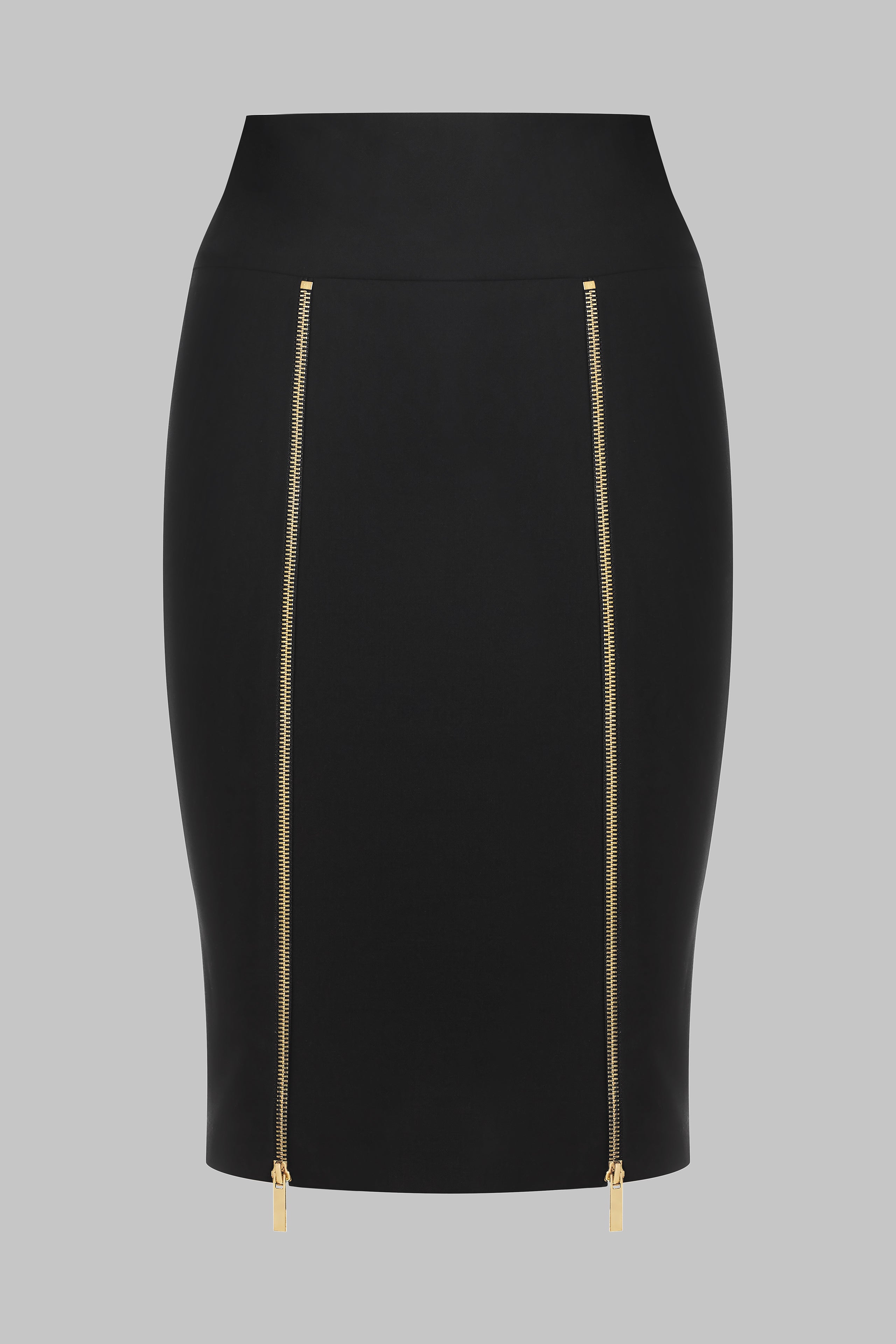 007 - Wool pencil skirt with zip
