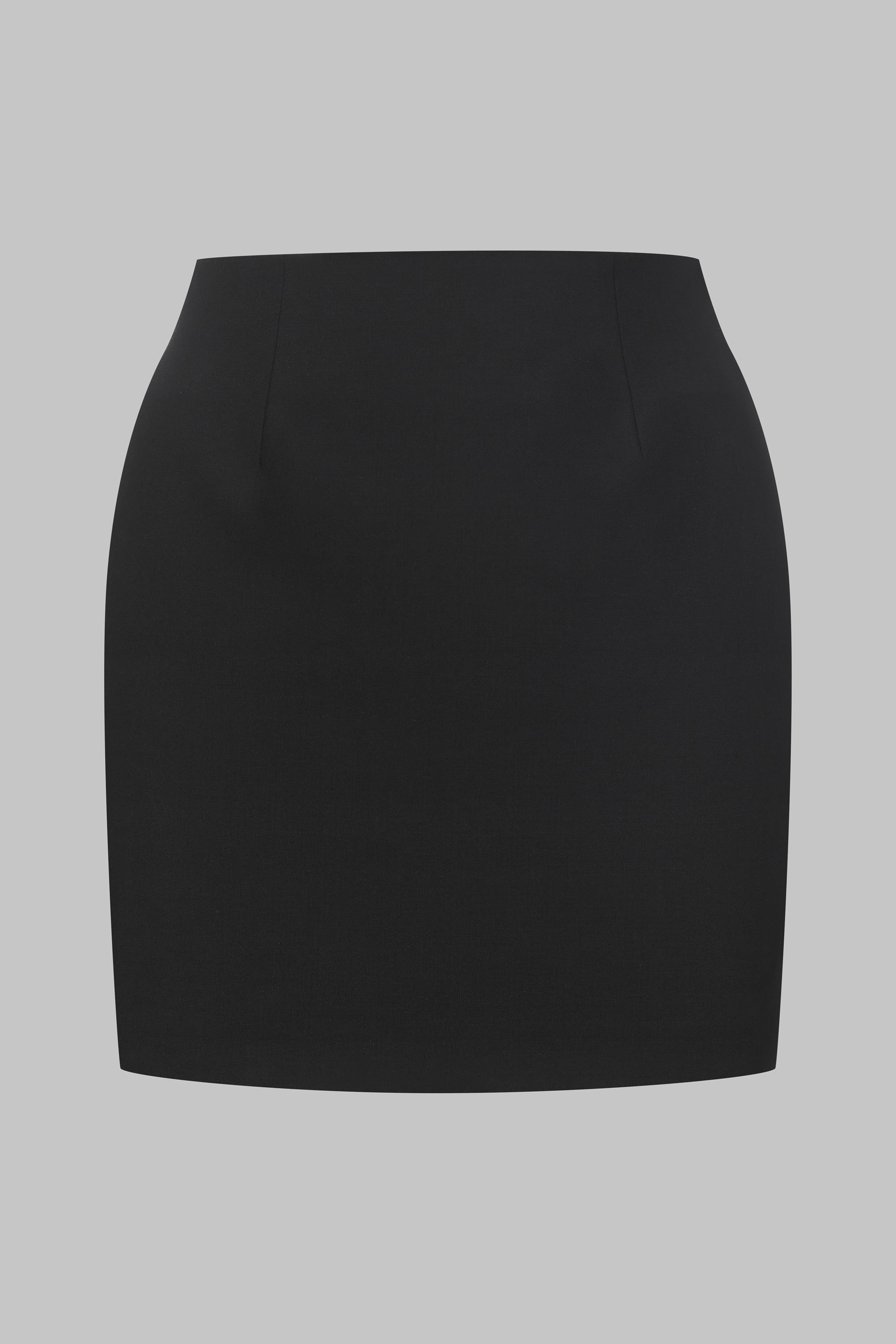 009 - Wool tuxedo mini skirt