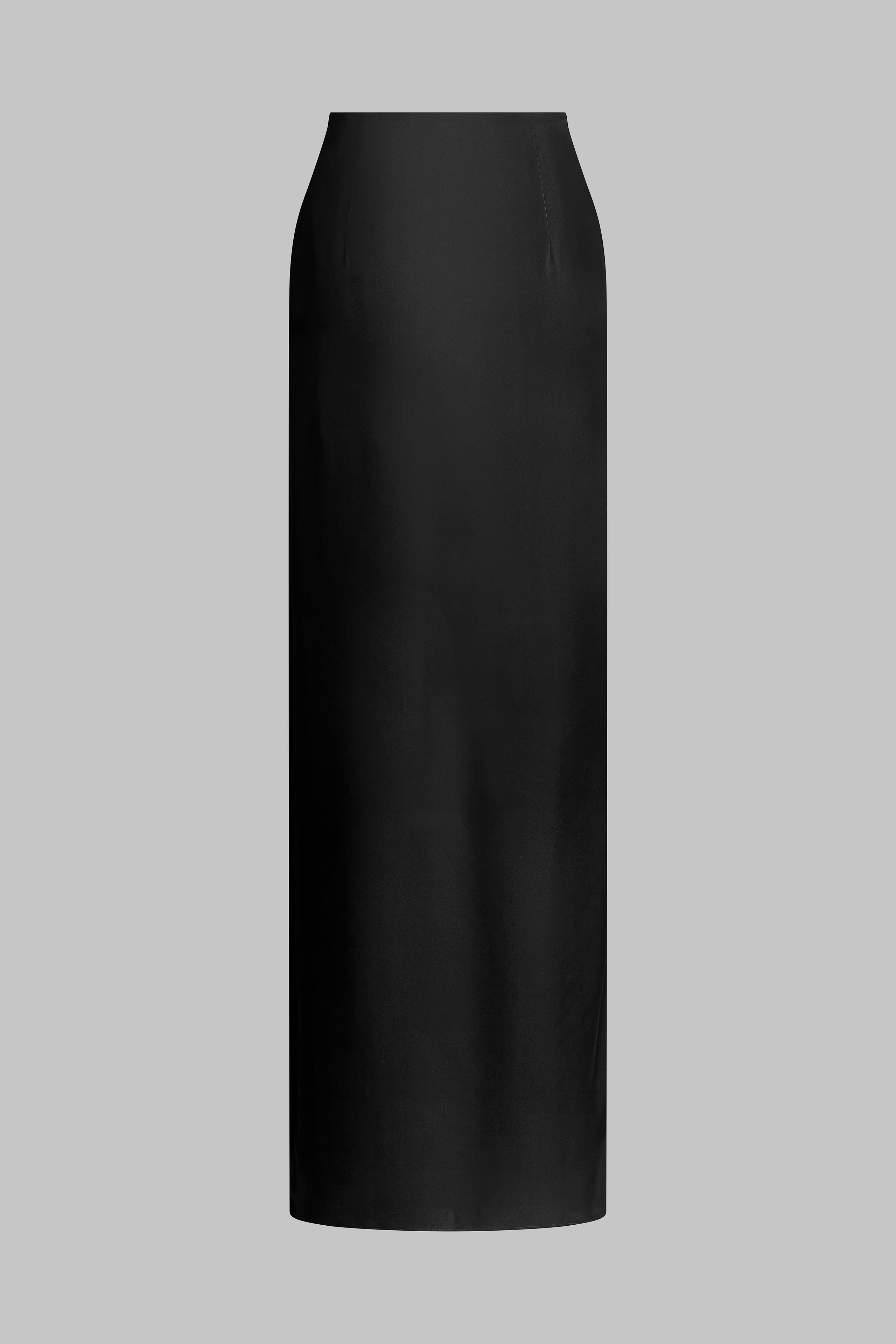 025 - Long satin wrap skirt