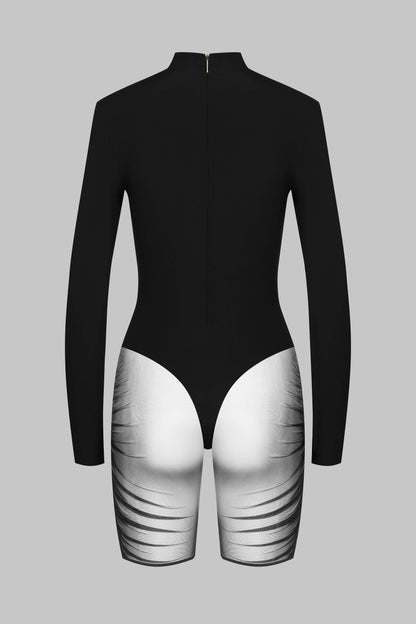 Long sleeves teddy - Nuit Fauve