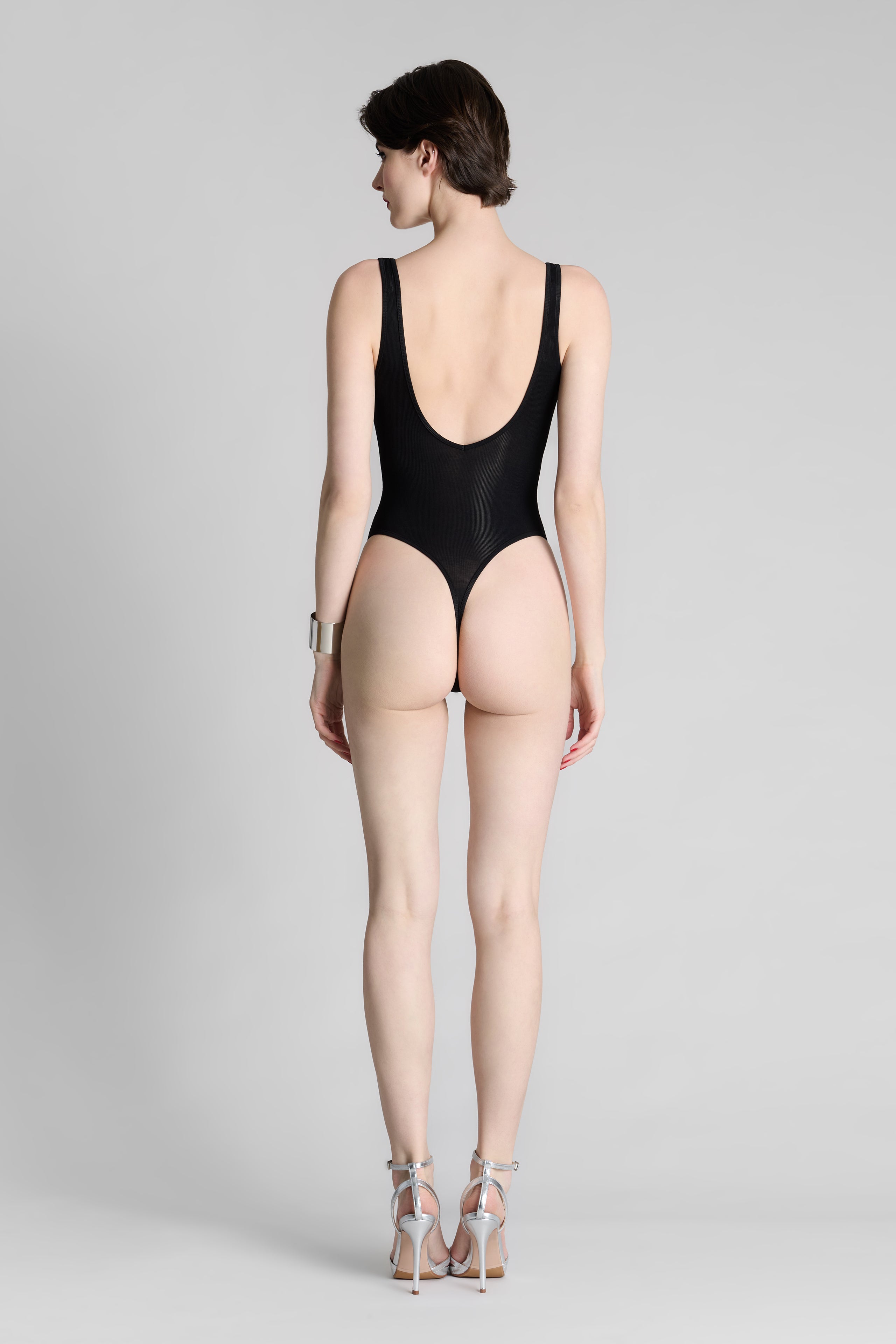 Thong body with straps - La Femme e