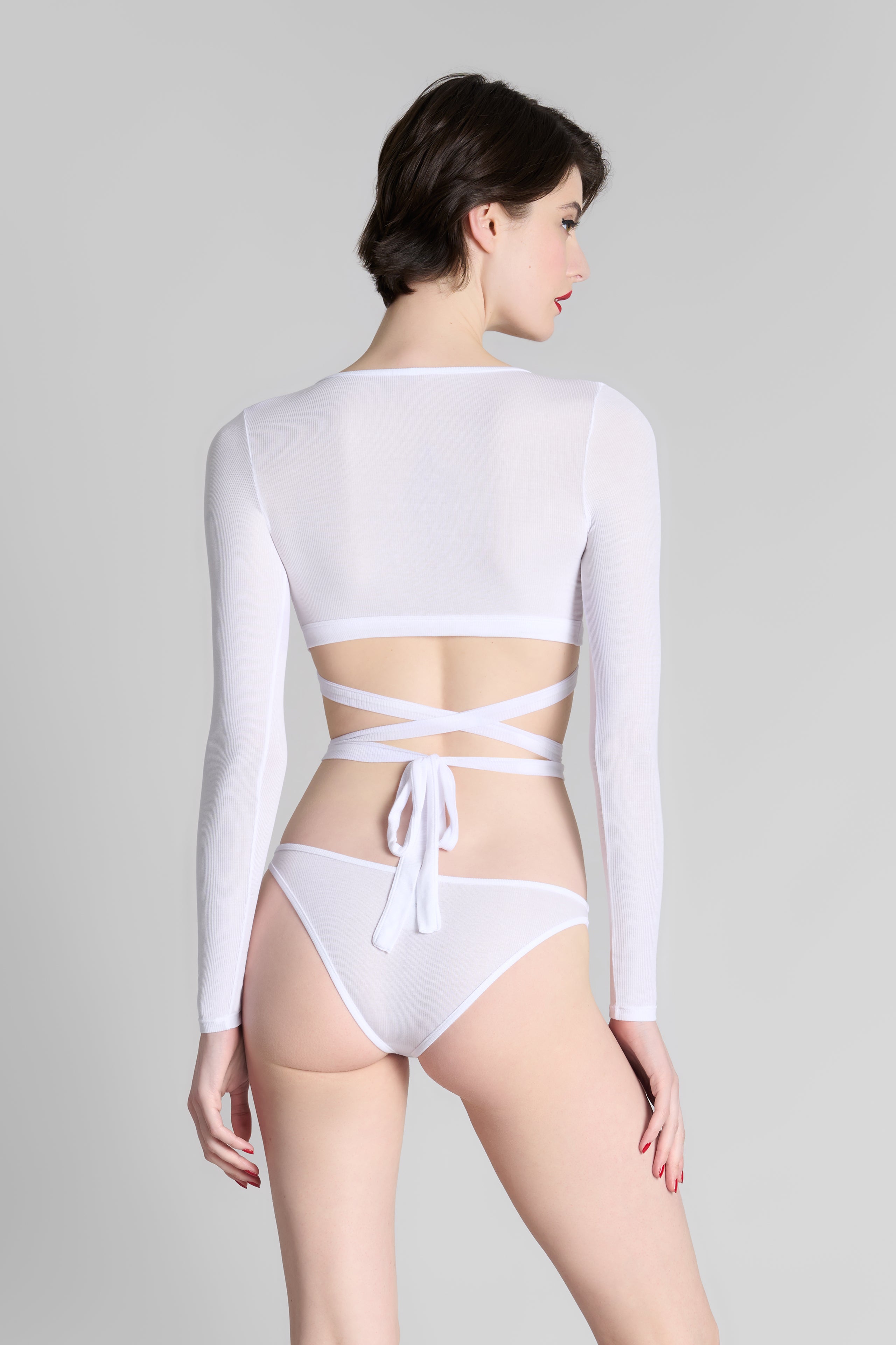 Long sleeves Wrap top - La Femme Amazone