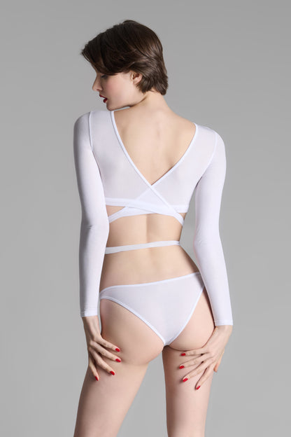 Long sleeves Wrap top - La Femme Amazone