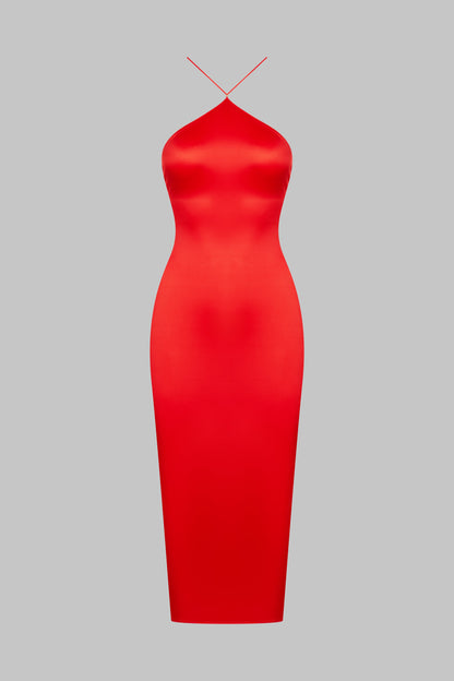 Open back midi dress - French Kiss