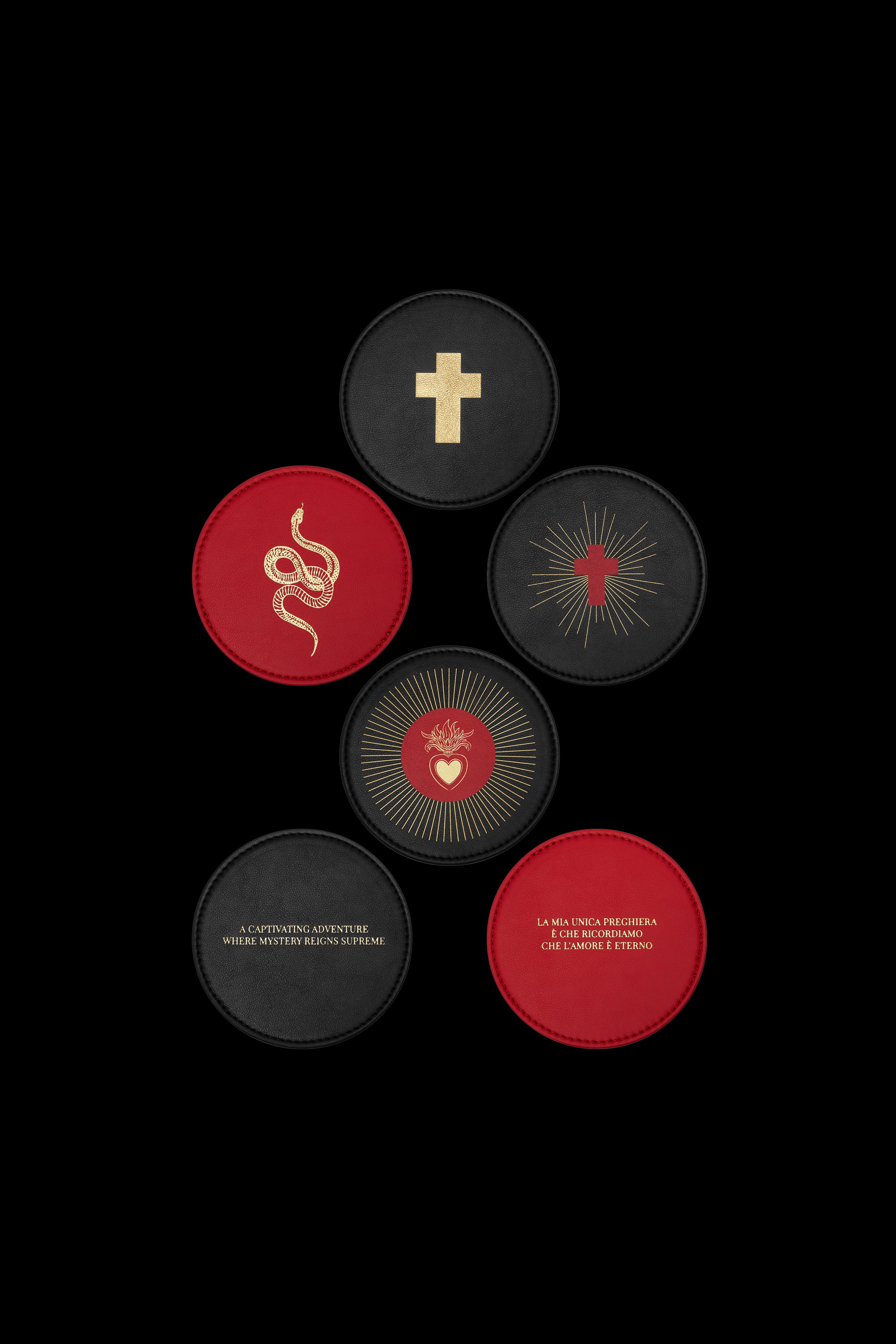 Vino Veritas - Coasters (Set of 6) - Curiosités Désirables ©