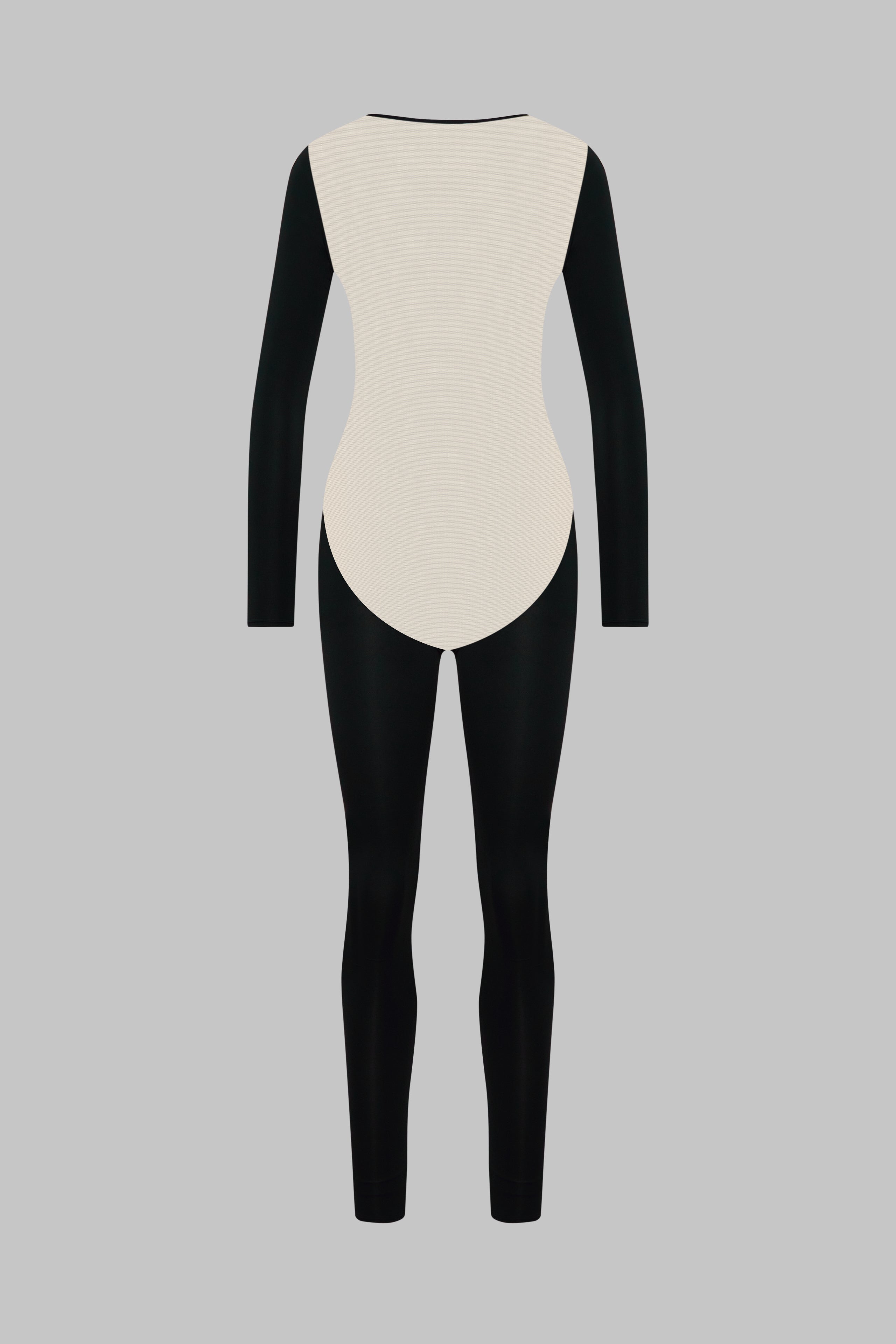Long Sleeve Backless Catsuit - Pure Tentation
