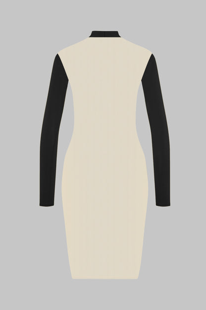 Long Sleeve Backless Dress - Pure Tentation