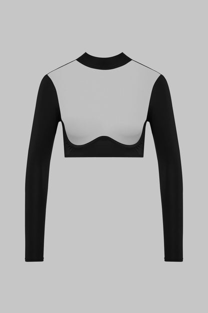 Sheer Long Sleeve Top - Pure Tentation