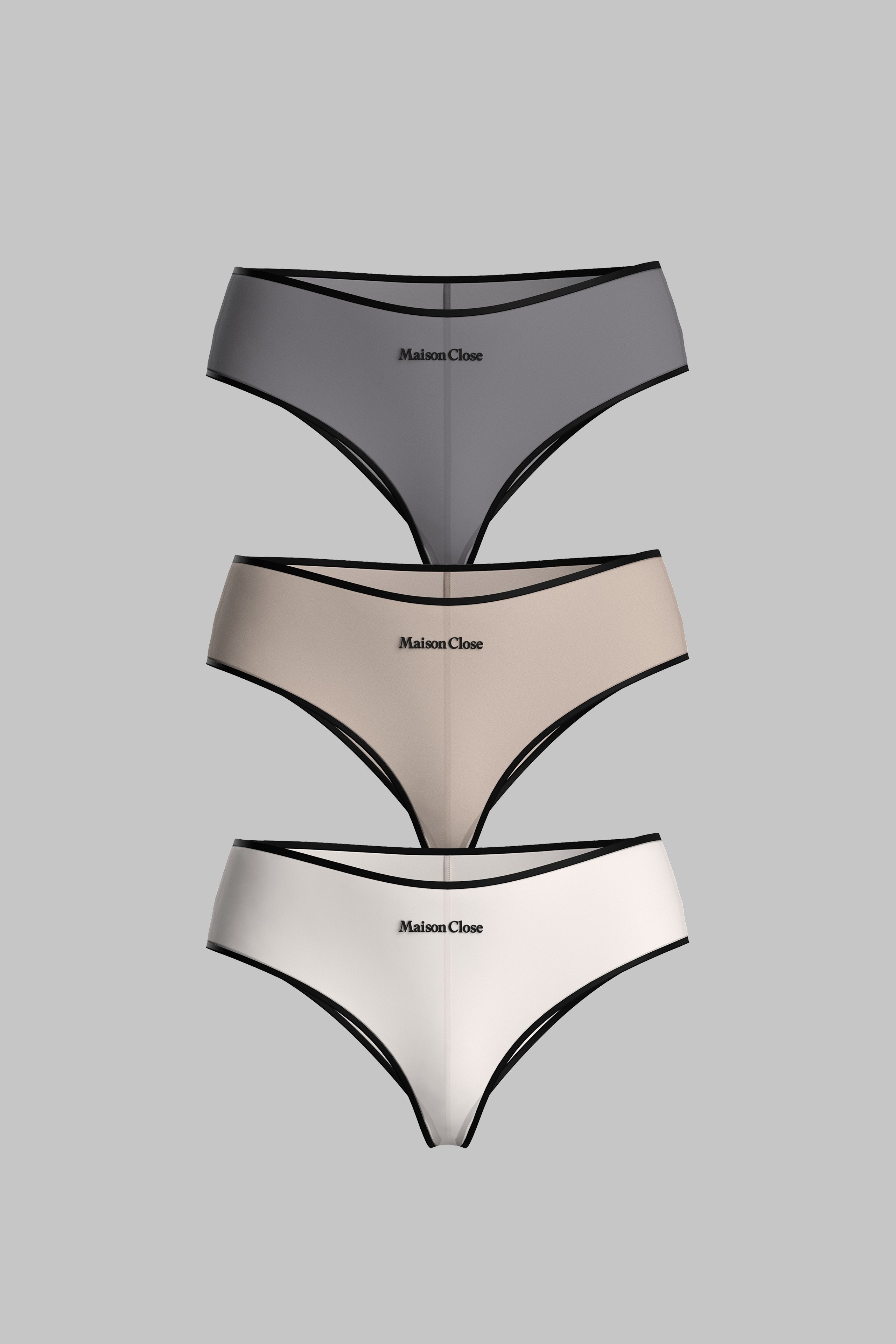 Set of 3 Hipster Panties - La Parisienne