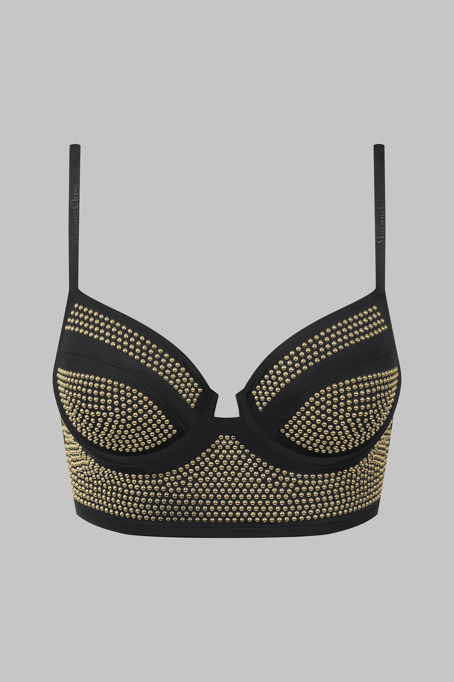 Studded bustier bra 