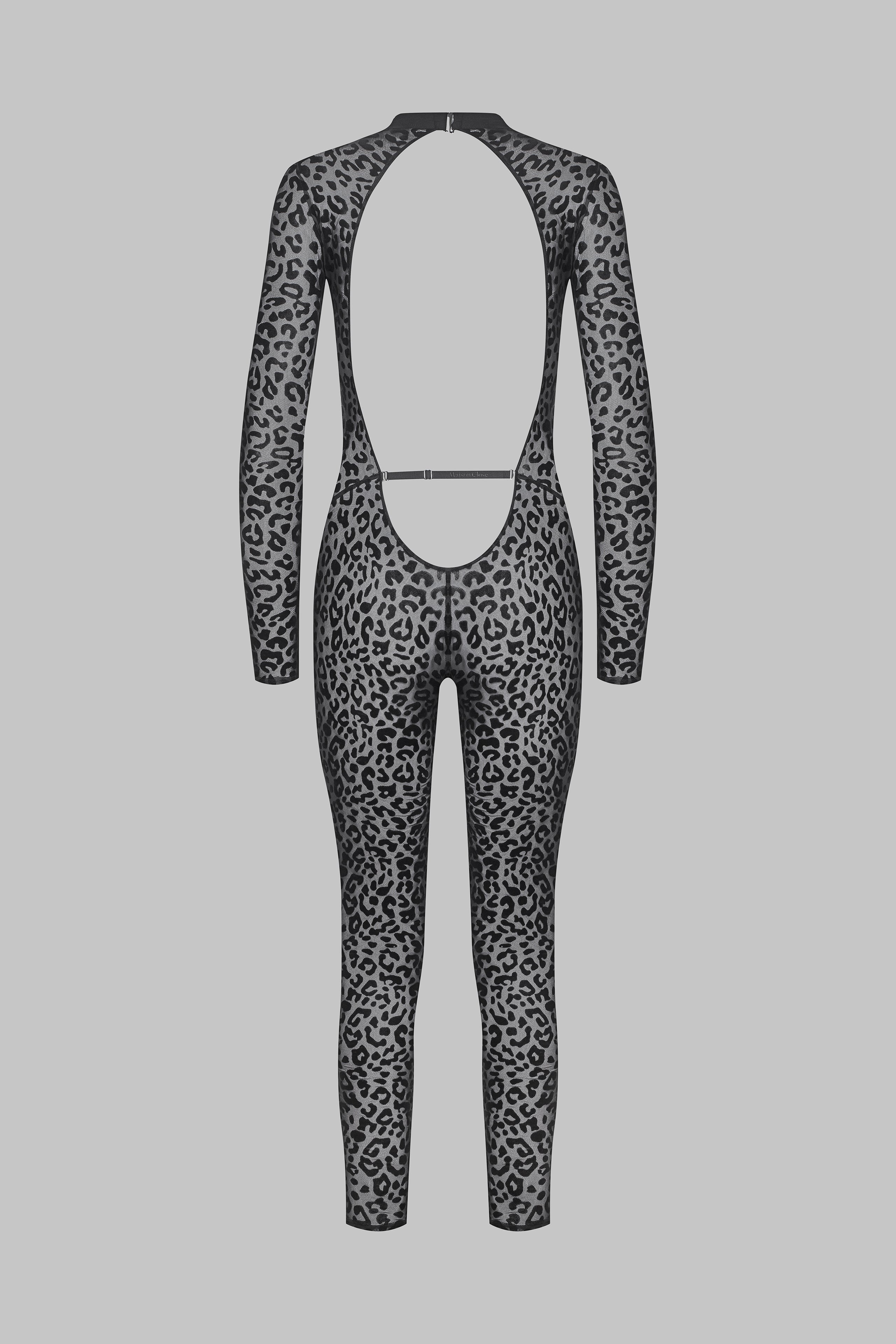Leopard open back catsuit - 24 Secret Days