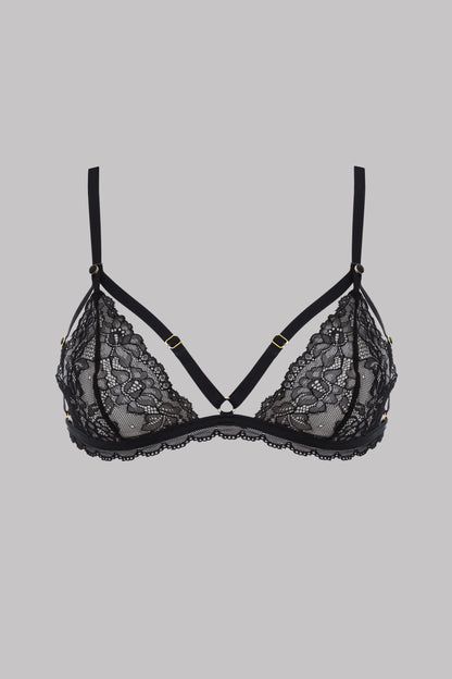 Openable triangle bra - Le Petit Secret Dentelle