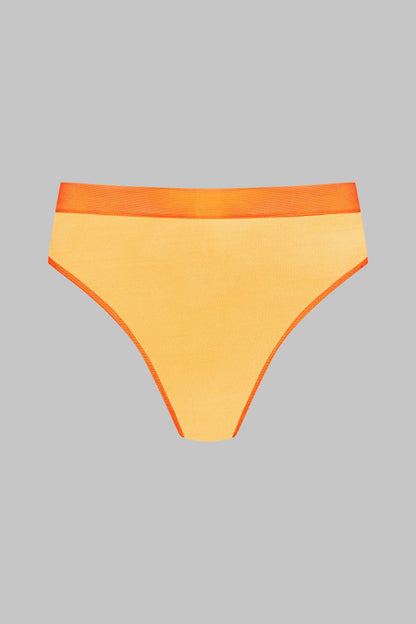 High-waist Thong - Corps à Corps Neon