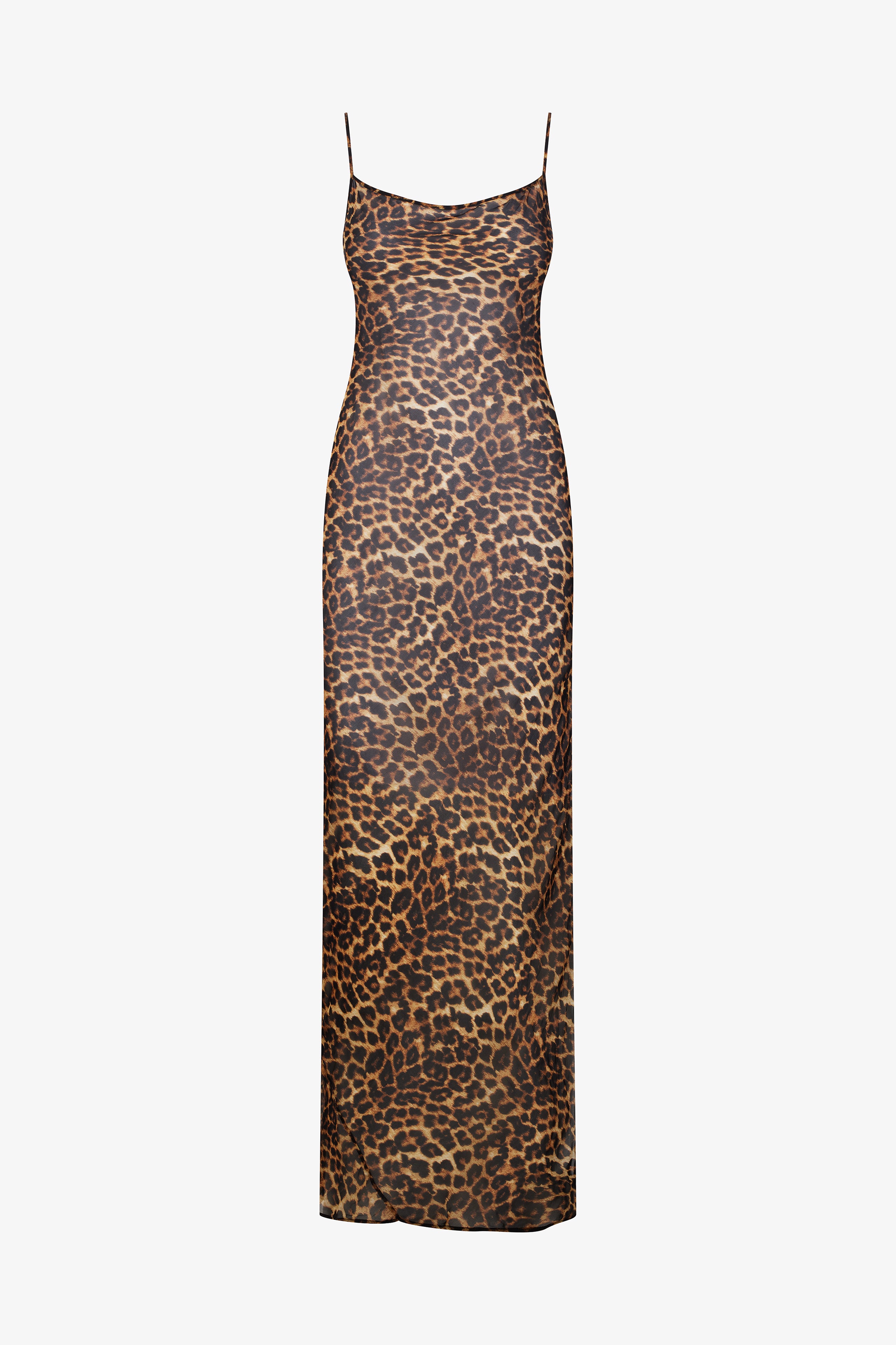 Long Backless Dress - Safari Long Backless Dress - Safari
