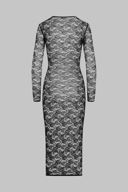 Long sleeve midi dress - Flashback