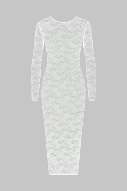 Long sleeve midi dress - Flashback