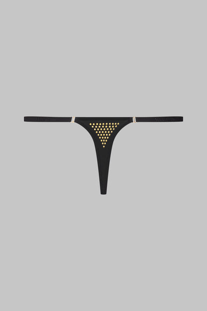 Studded mini thong 