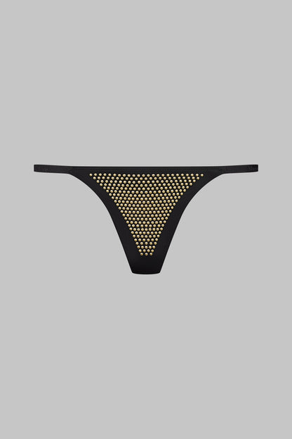 Studded mini thong 