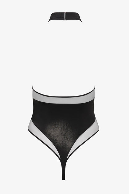 Halter-neck one-piece swimsuit - Minuit