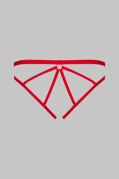 Open panty - Velvet set