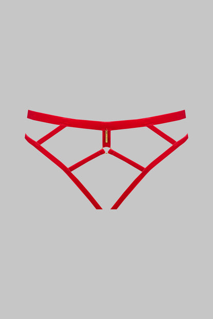 Open panty - Velvet set