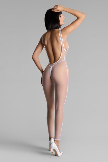 Openable Strap Catsuit - Pure Tentation