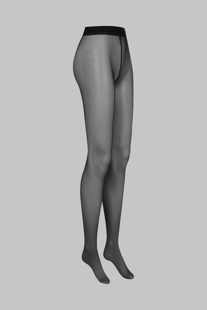 Signature Back Seam Fishnet Illusion Tights - 25D - LEGWEAR