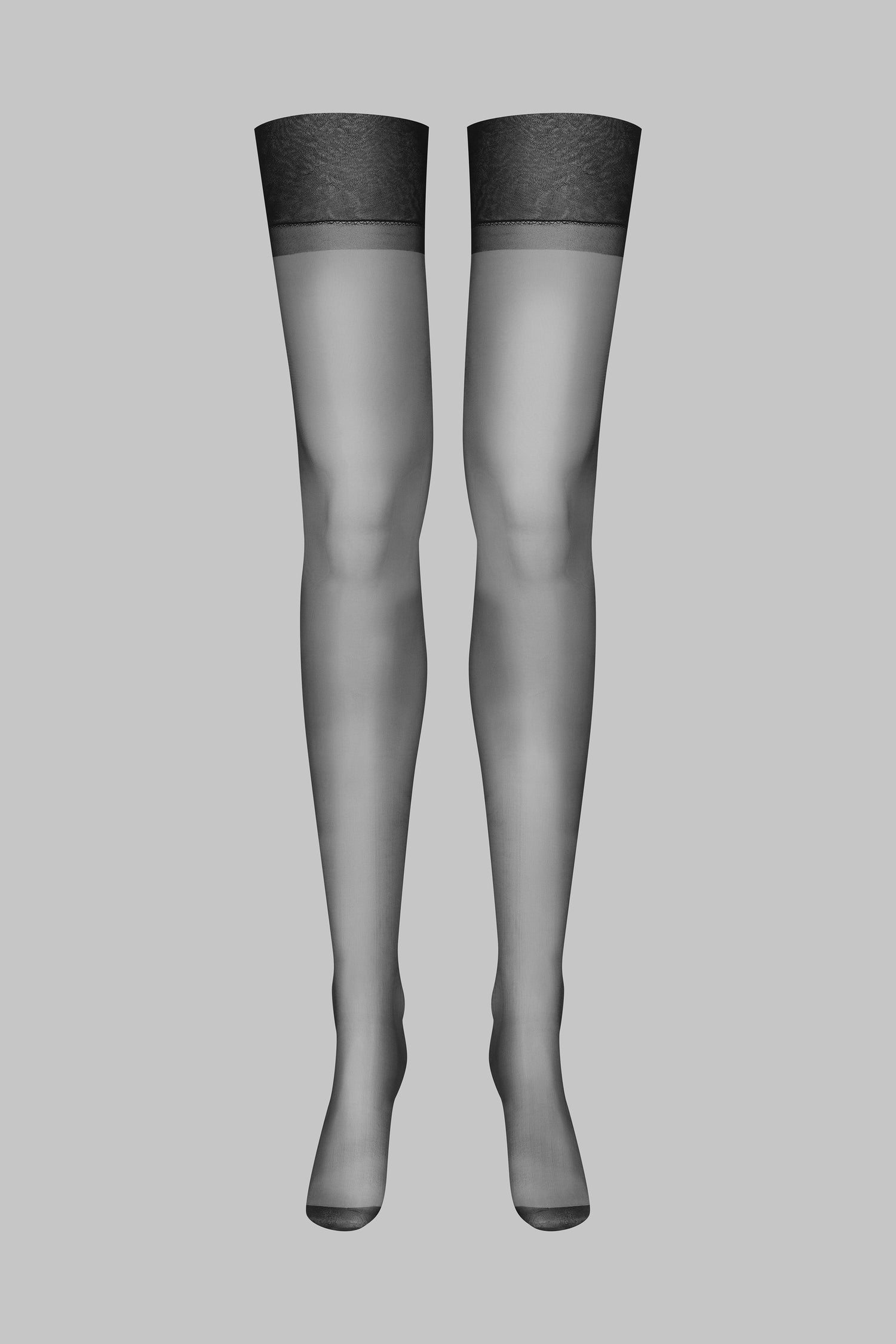 Nylon stockings - 15D - Black - LEGWEAR