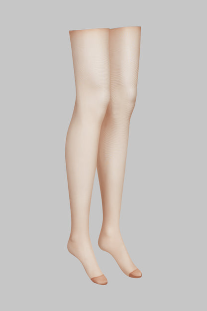 Cut and curled back seamed stockings - 20D  - LEGWEAR